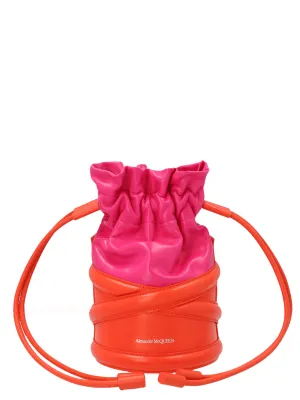 Alexander McQueen Soft Curve Drawstring Bucket Bag