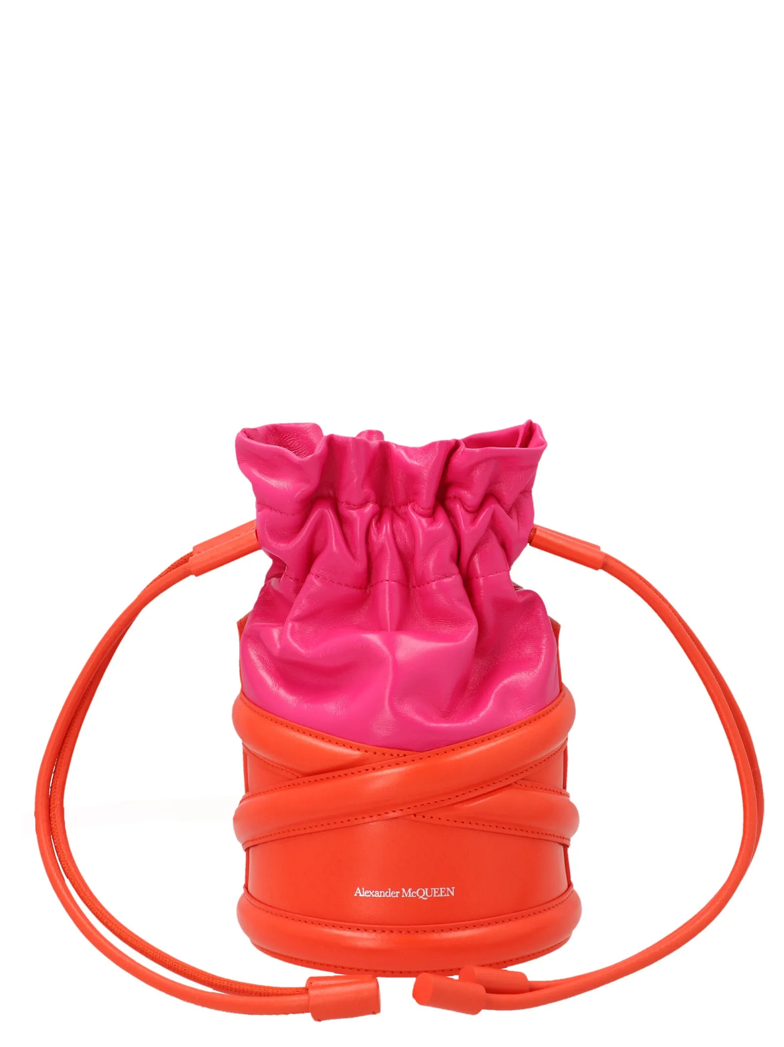 Alexander McQueen Soft Curve Drawstring Bucket Bag