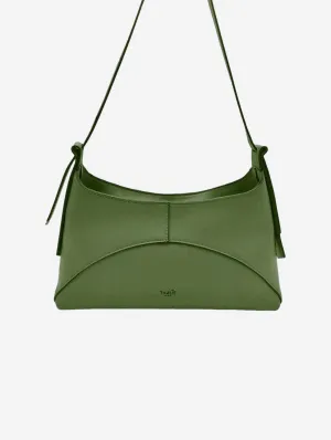 Ambre Desserto® Cactus Leather Vegan Baguette Bag | Green