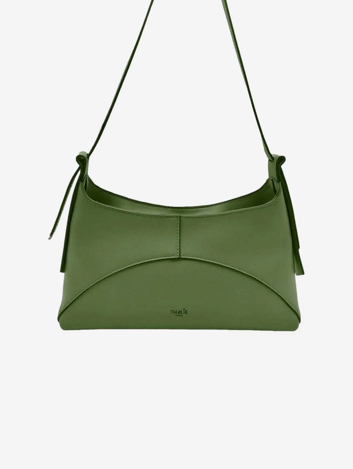 Ambre Desserto® Cactus Leather Vegan Baguette Bag | Green
