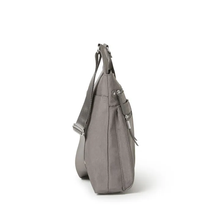 Baggallini On Track Zip Crossbody with RFID Phone Wristlet OTZ406