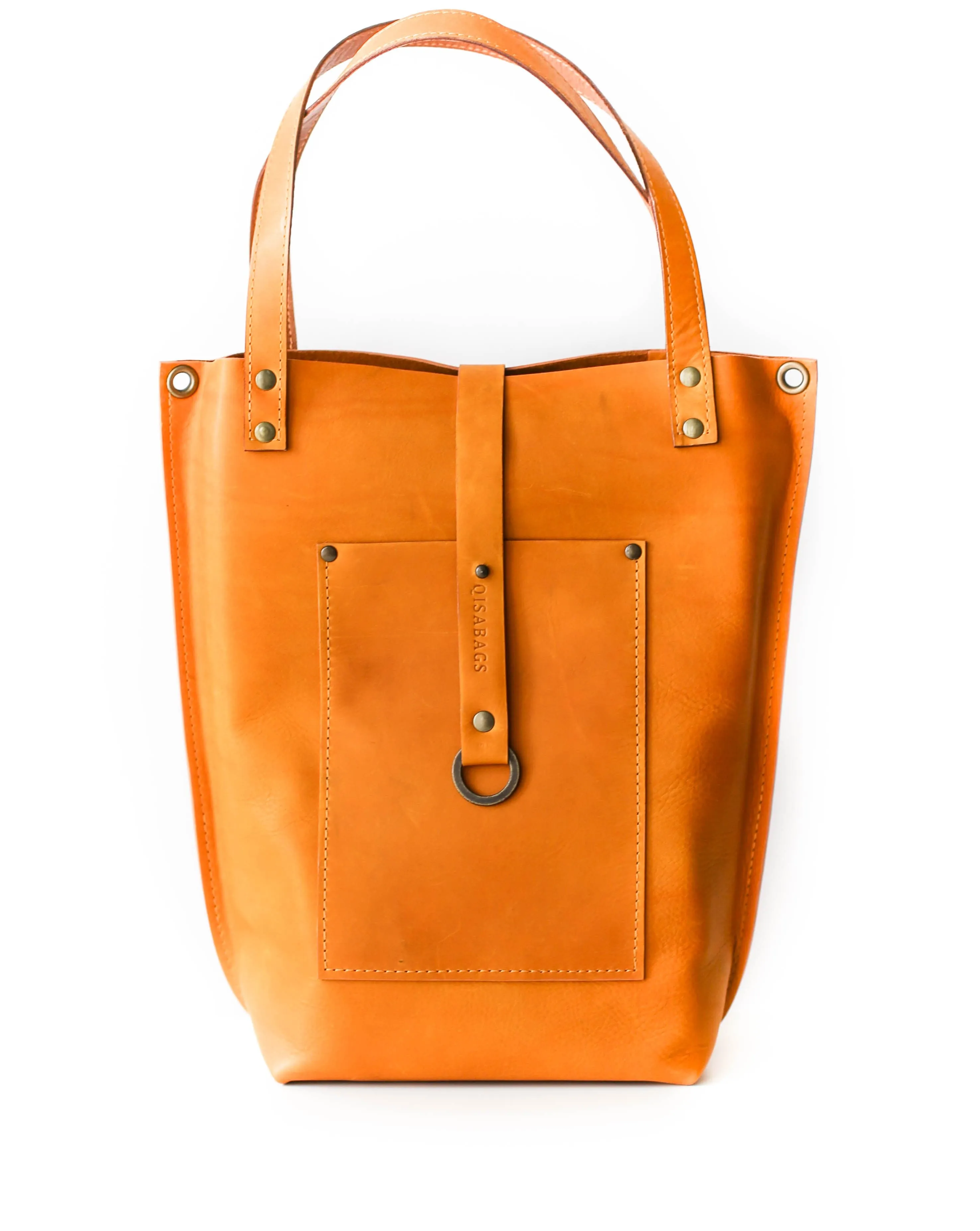 Black Leather Tote