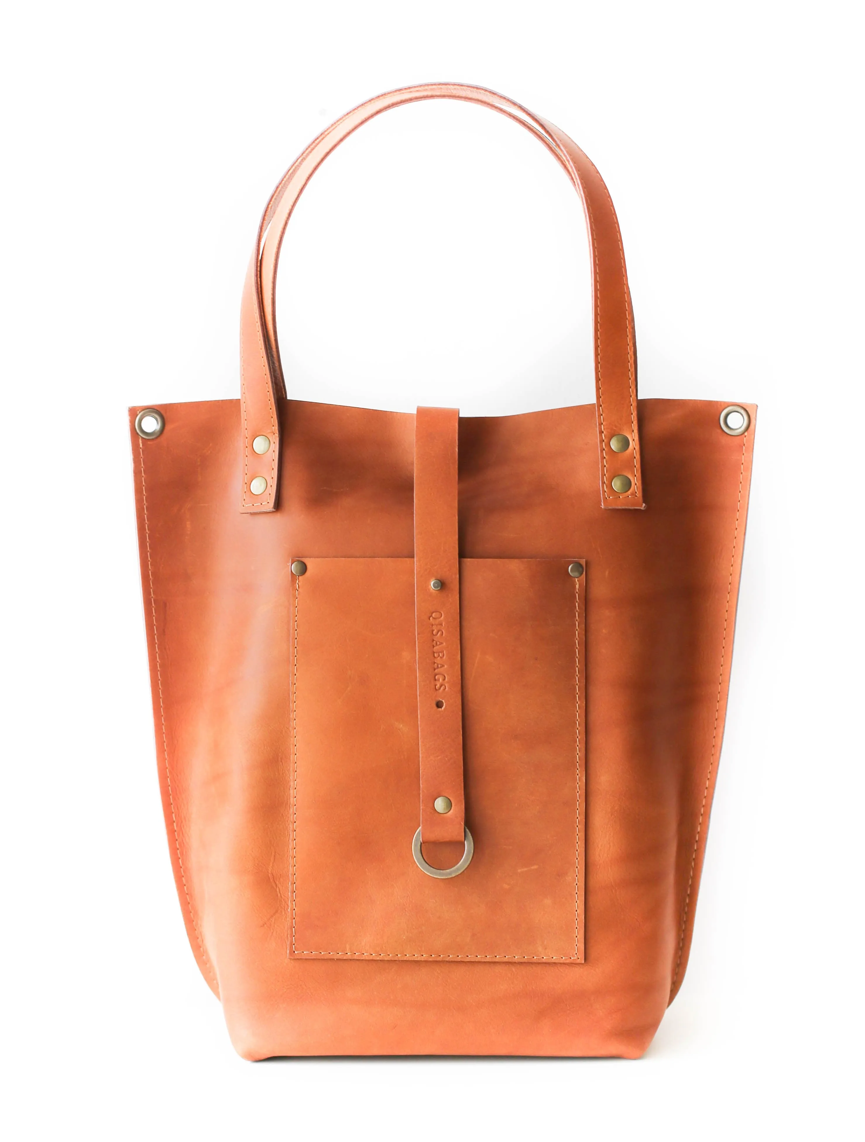Black Leather Tote