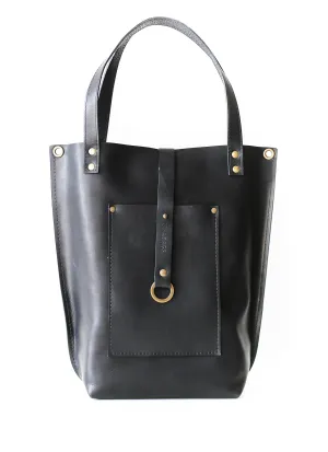 Black Leather Tote