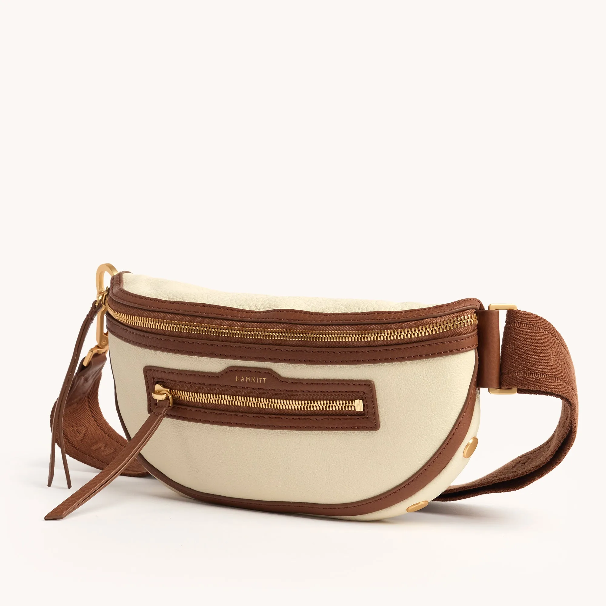 Charles Crossbody | Courtyard Cream/Brushed Gold | Med