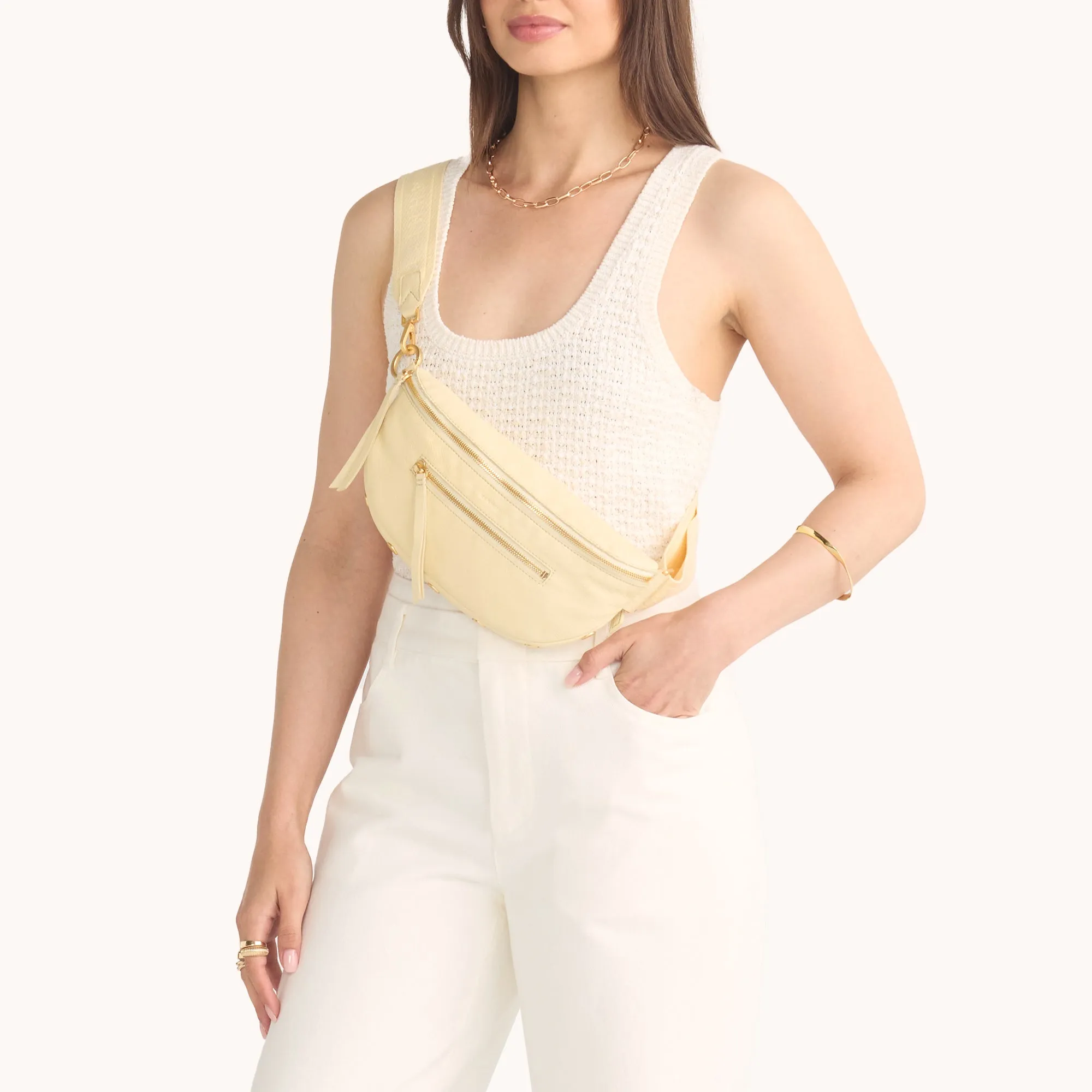 Charles Crossbody | Dawn/Brushed Gold | Med