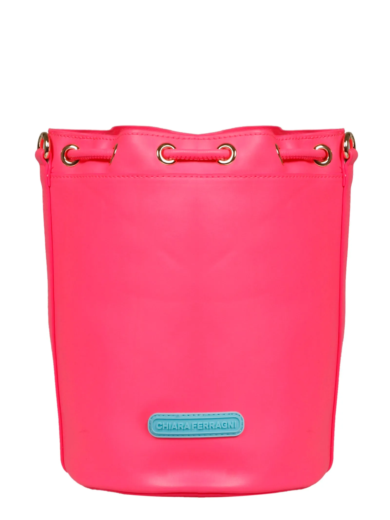 Chiara Ferragni Eyelike Embossed Bucket Bag