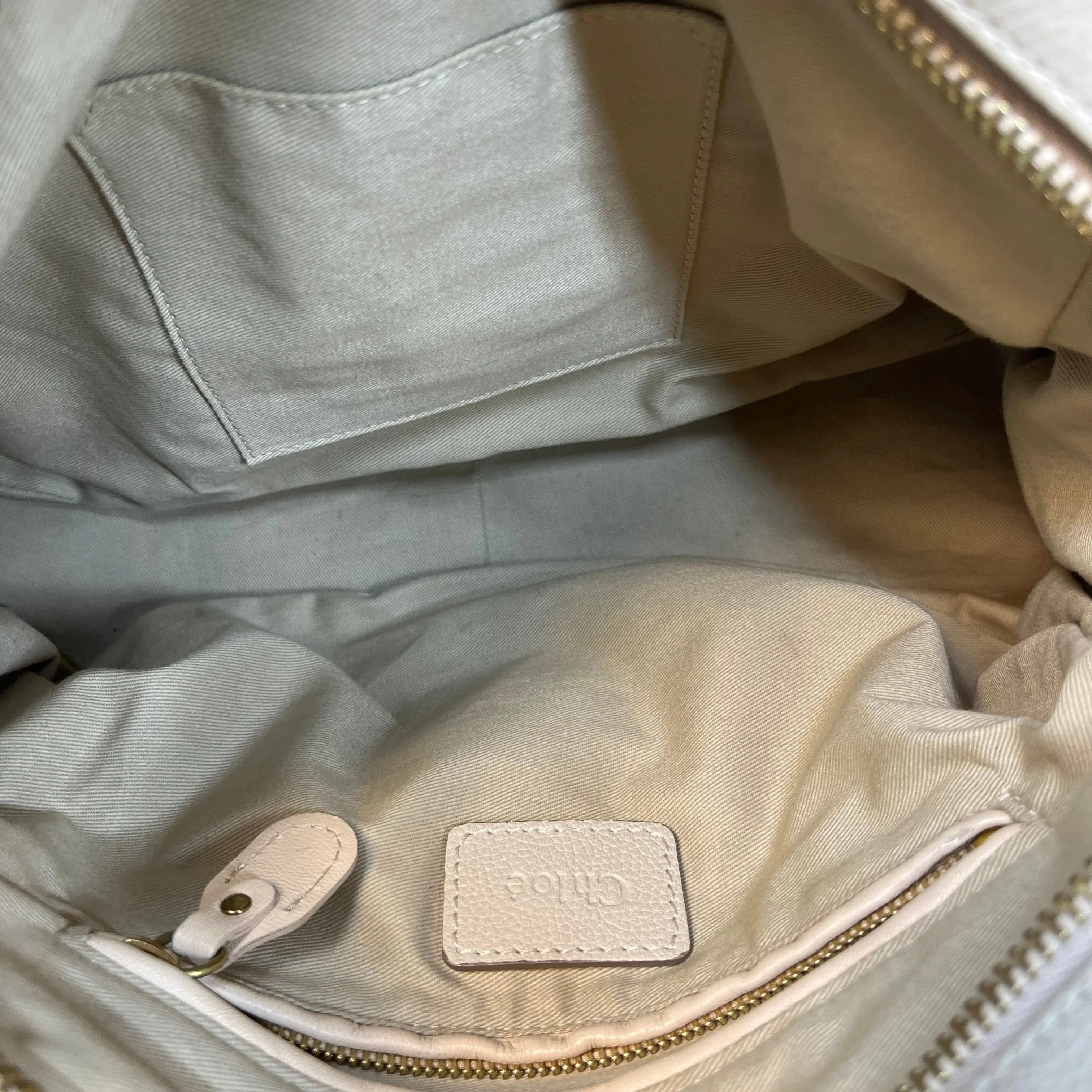 CHLOE Partay Medium Pebbled Leather Shoulder Bag