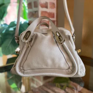 CHLOE Partay Medium Pebbled Leather Shoulder Bag