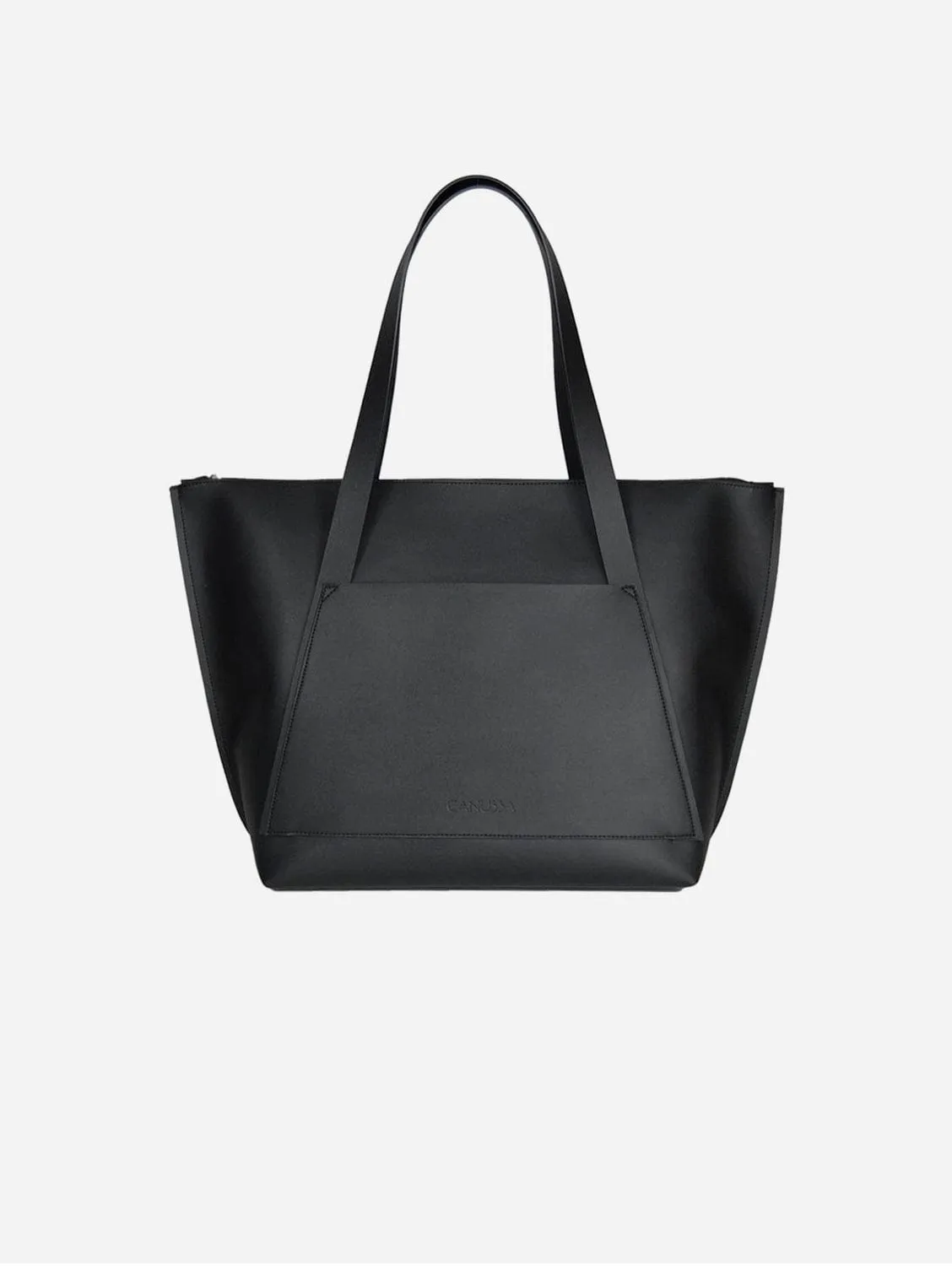 City Shopper Vegan Corn Leather Tote Bag | Black