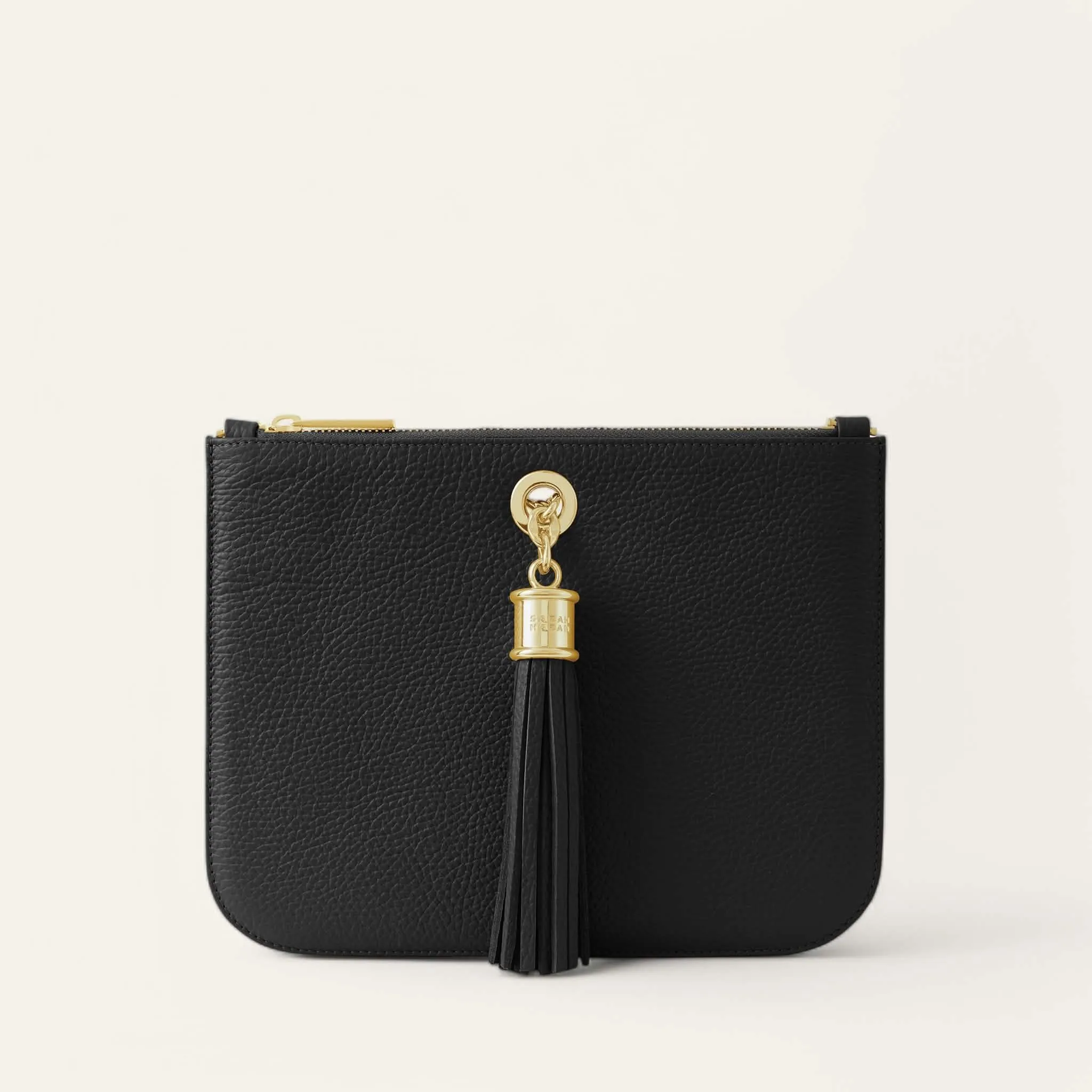 Dahlia Tote | Black with Gold hardware