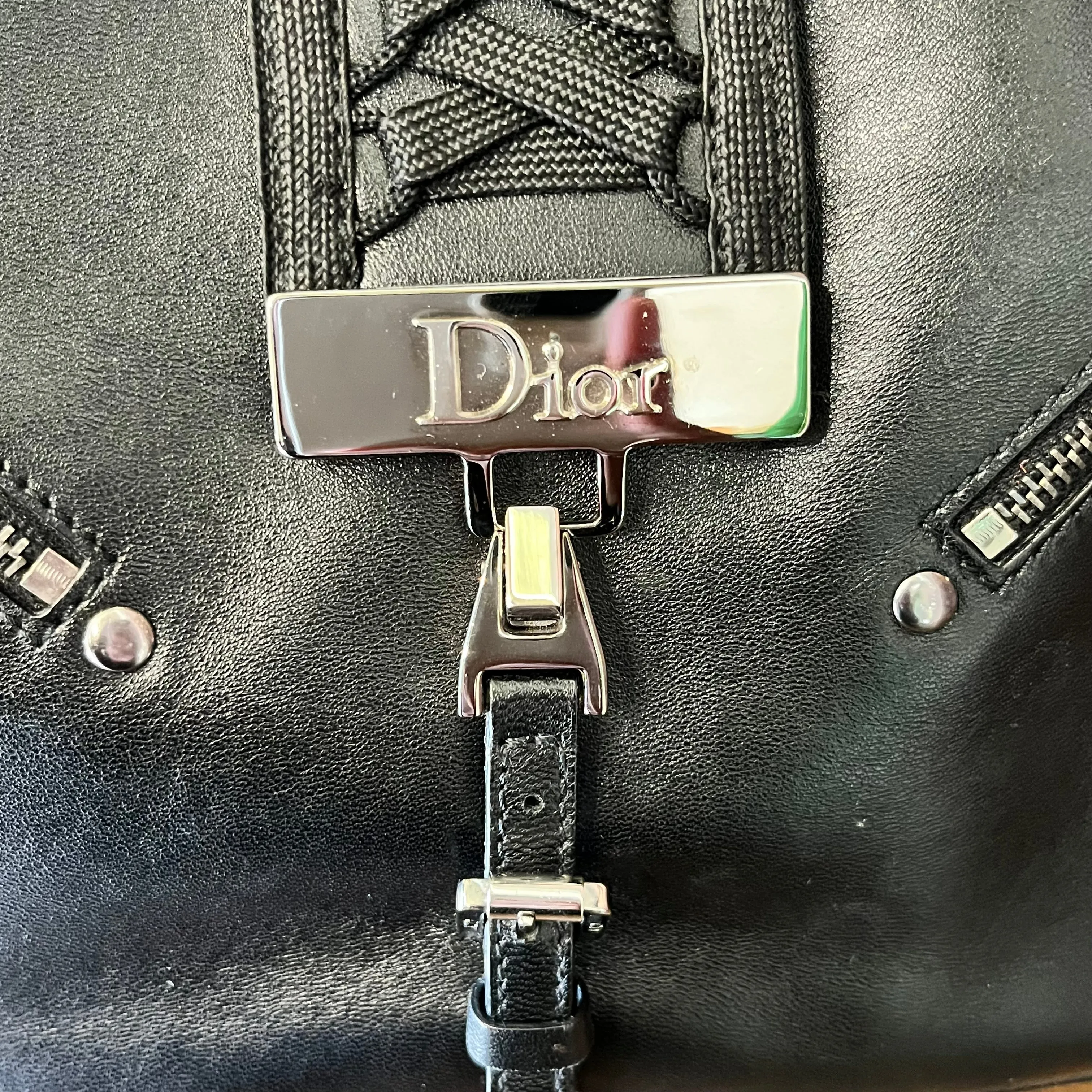 DIOR "Admit It" Corset Leather Shoulder Bag