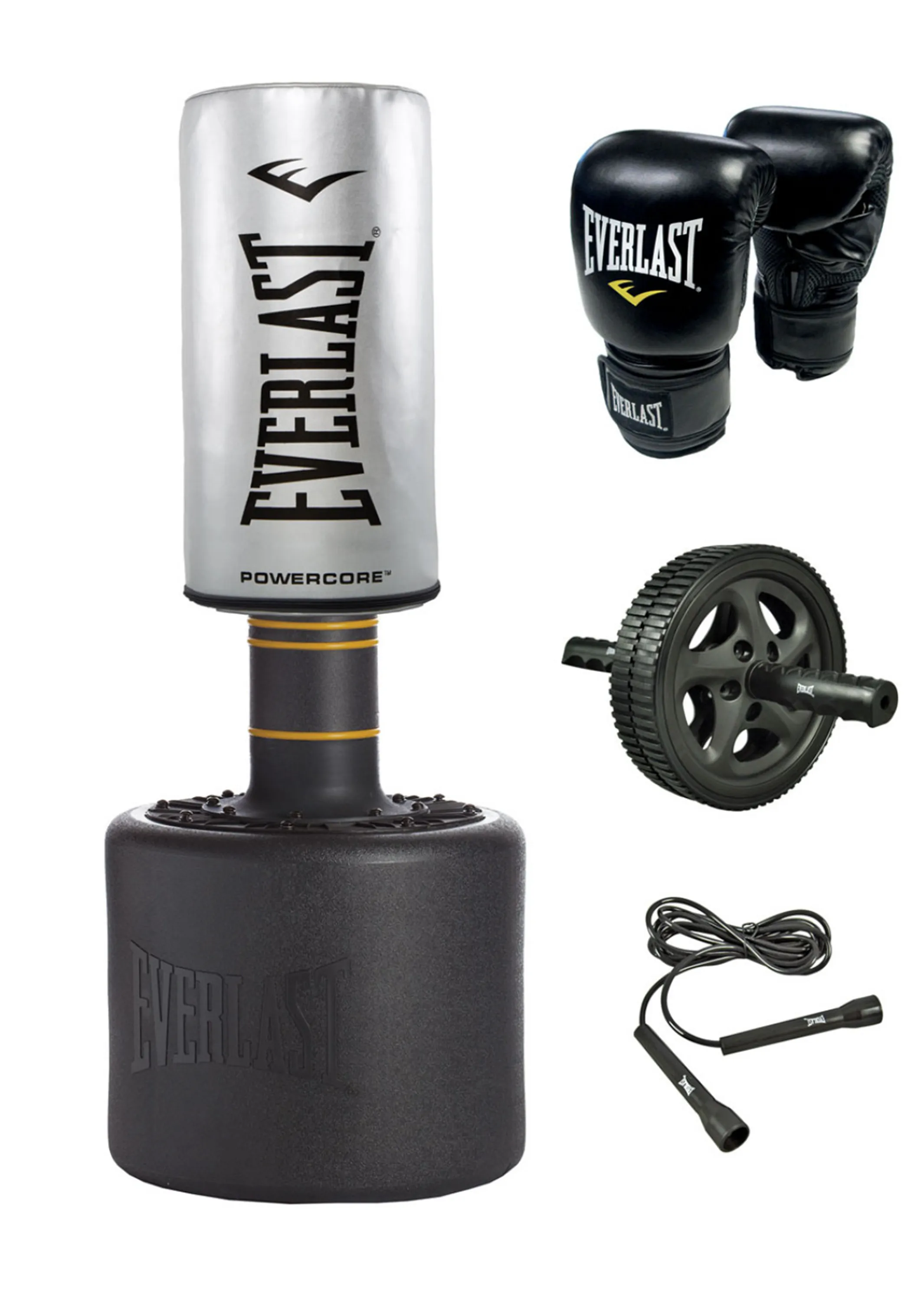 Display Everlast Punch Bag & Fitness Accessories <BR> DWEQ141197 SILVER