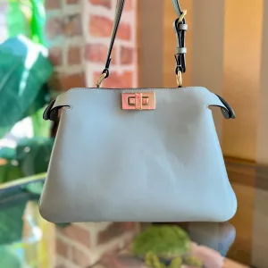 FENDI Peekaboo Small Soft Calfskin Tote Bag