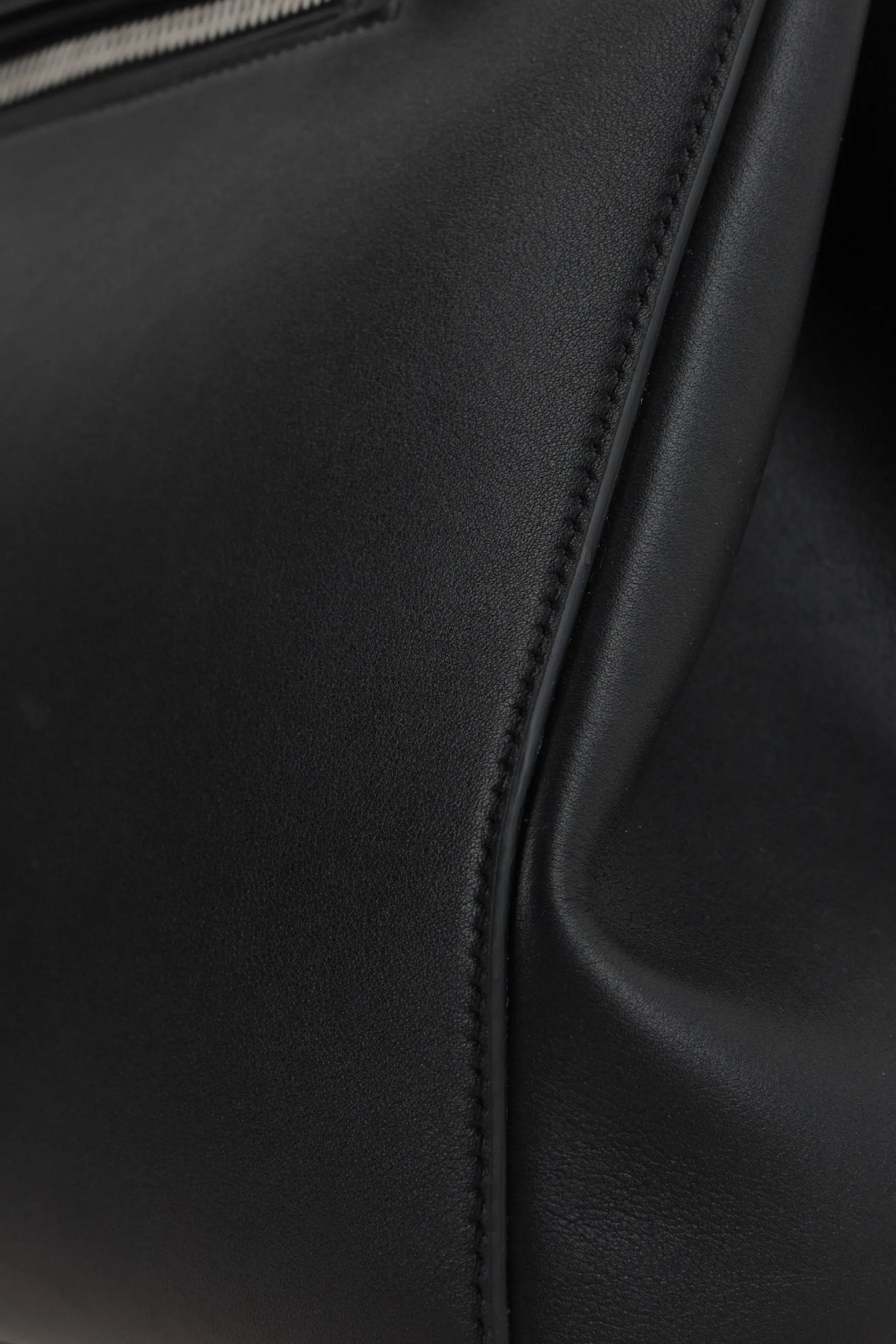Gem large tote bag in smooth leather