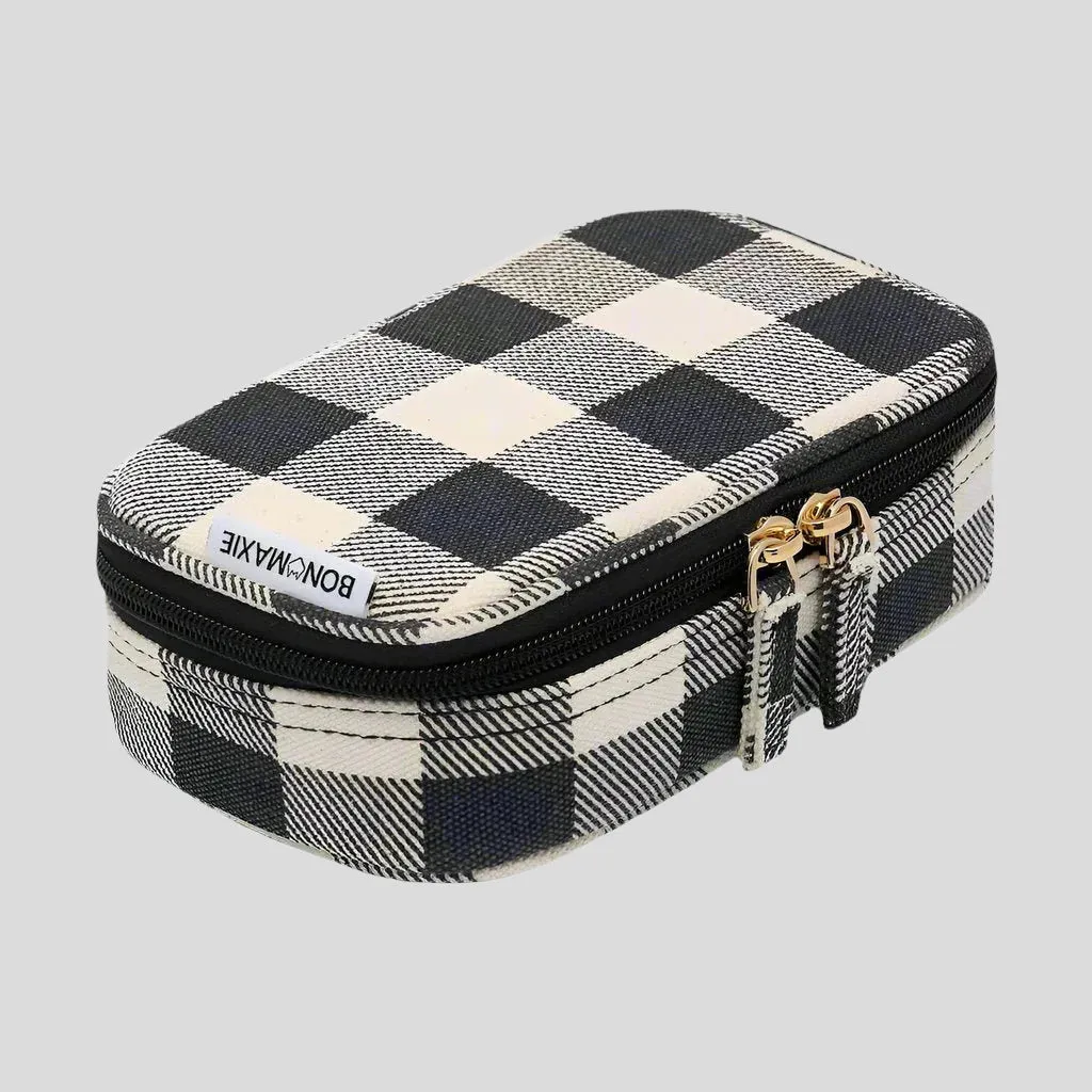 Handy Handle Case -- Black Gingham