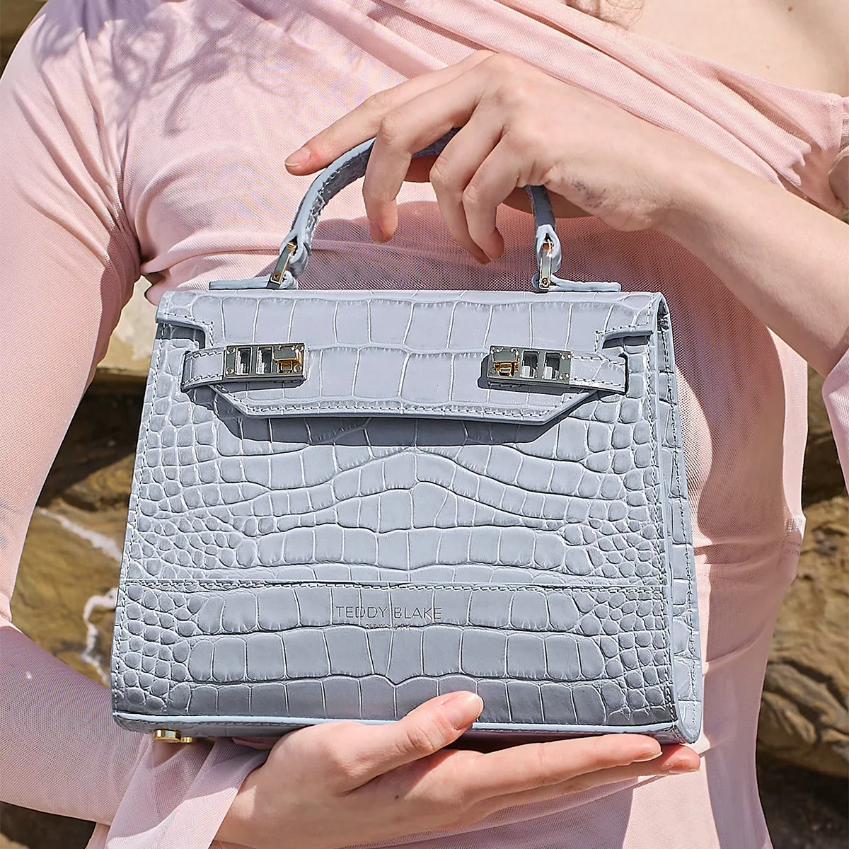 Kim Croco 9" - Blue Grey