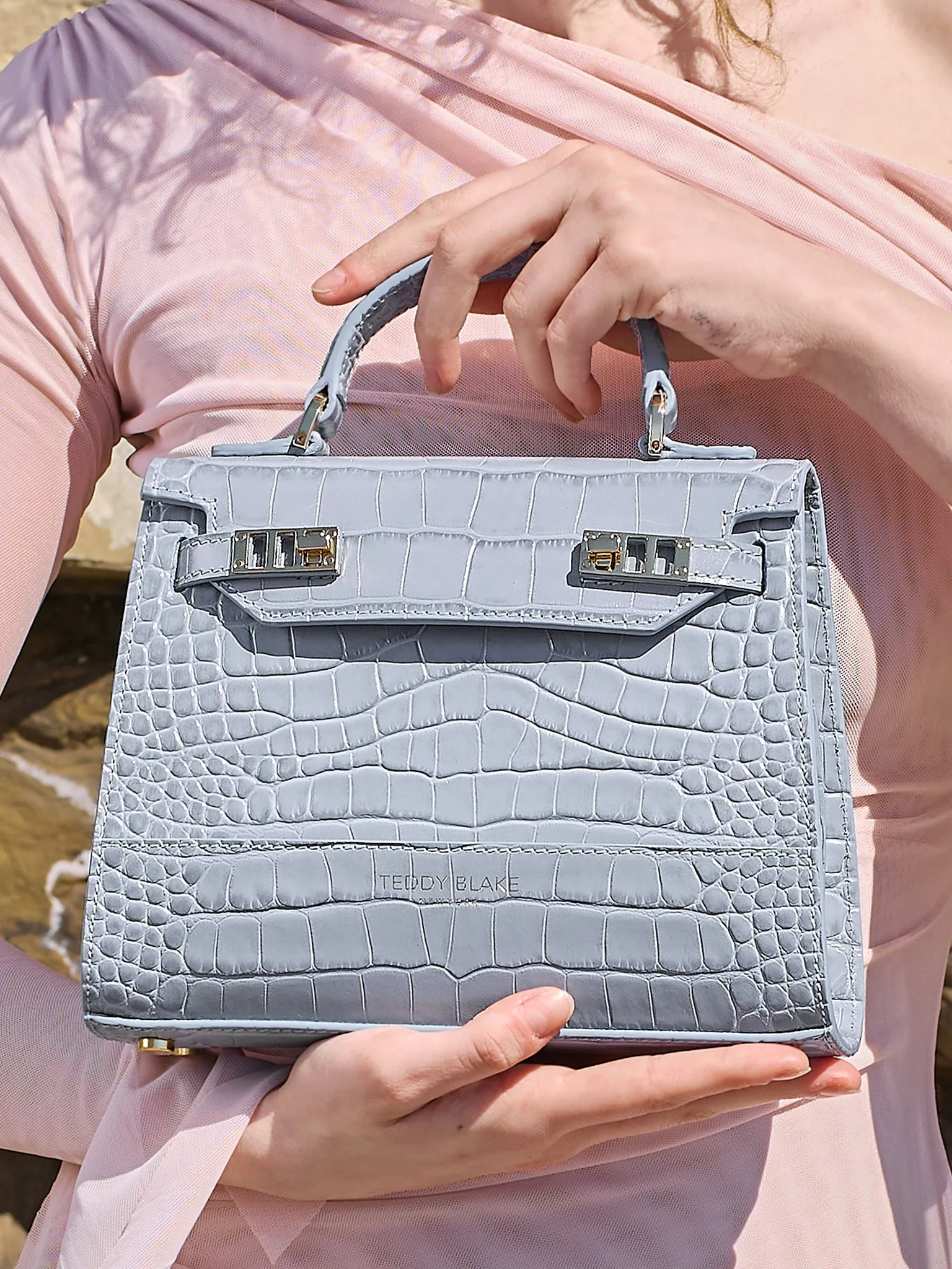 Kim Croco 9" - Blue Grey
