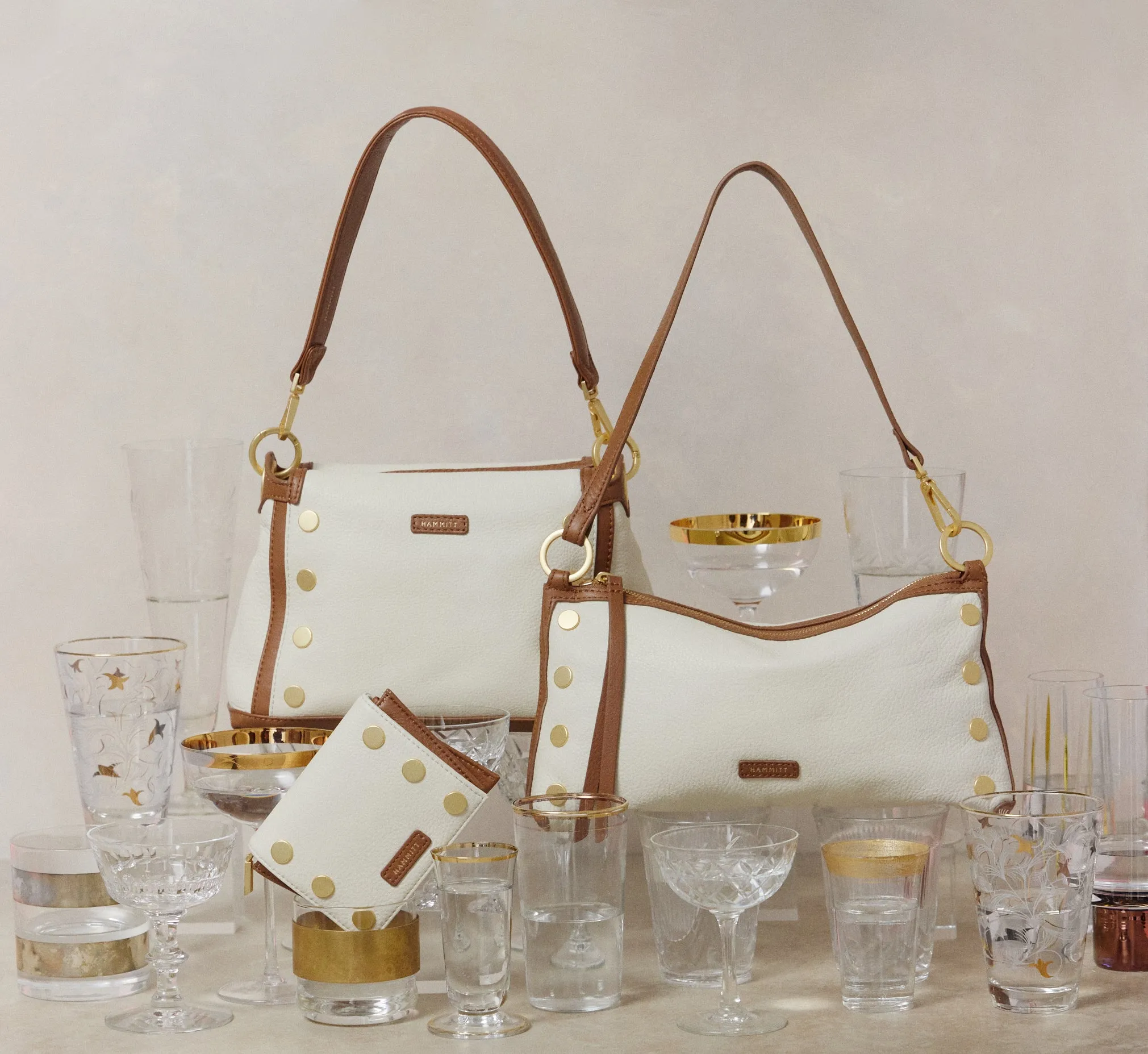 Kyle | Courtyard Cream/Brushed Gold