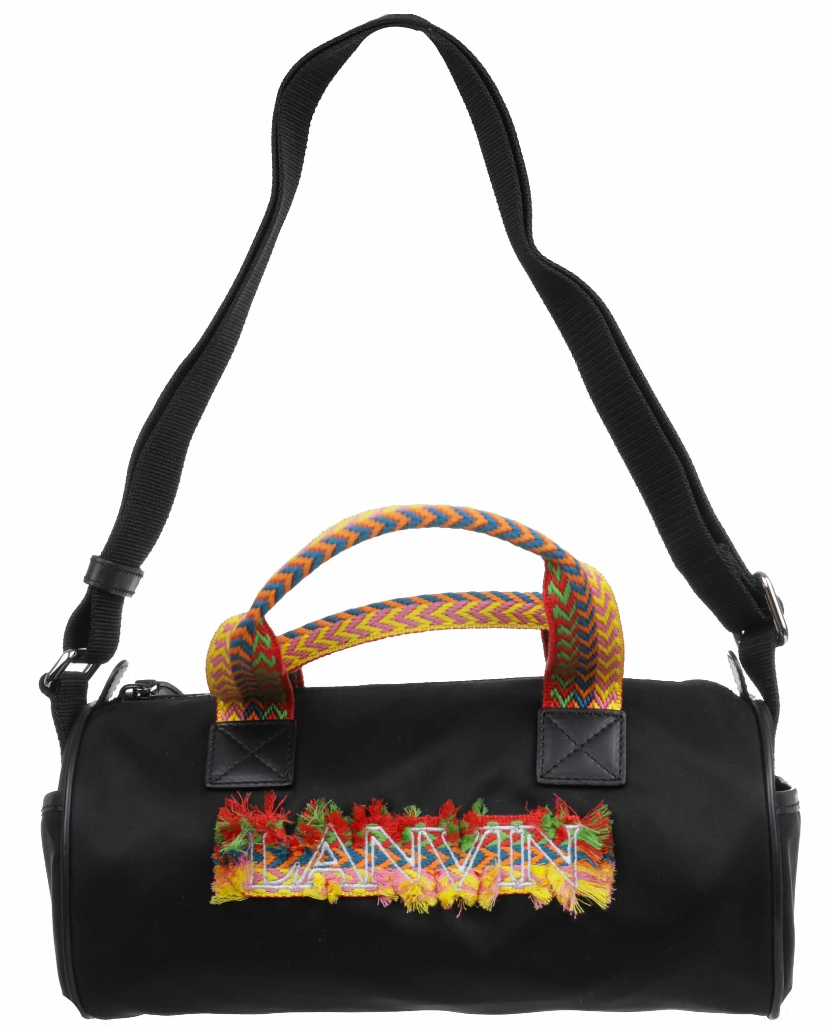 Lanvin Logo Embroidered Duffle Bag