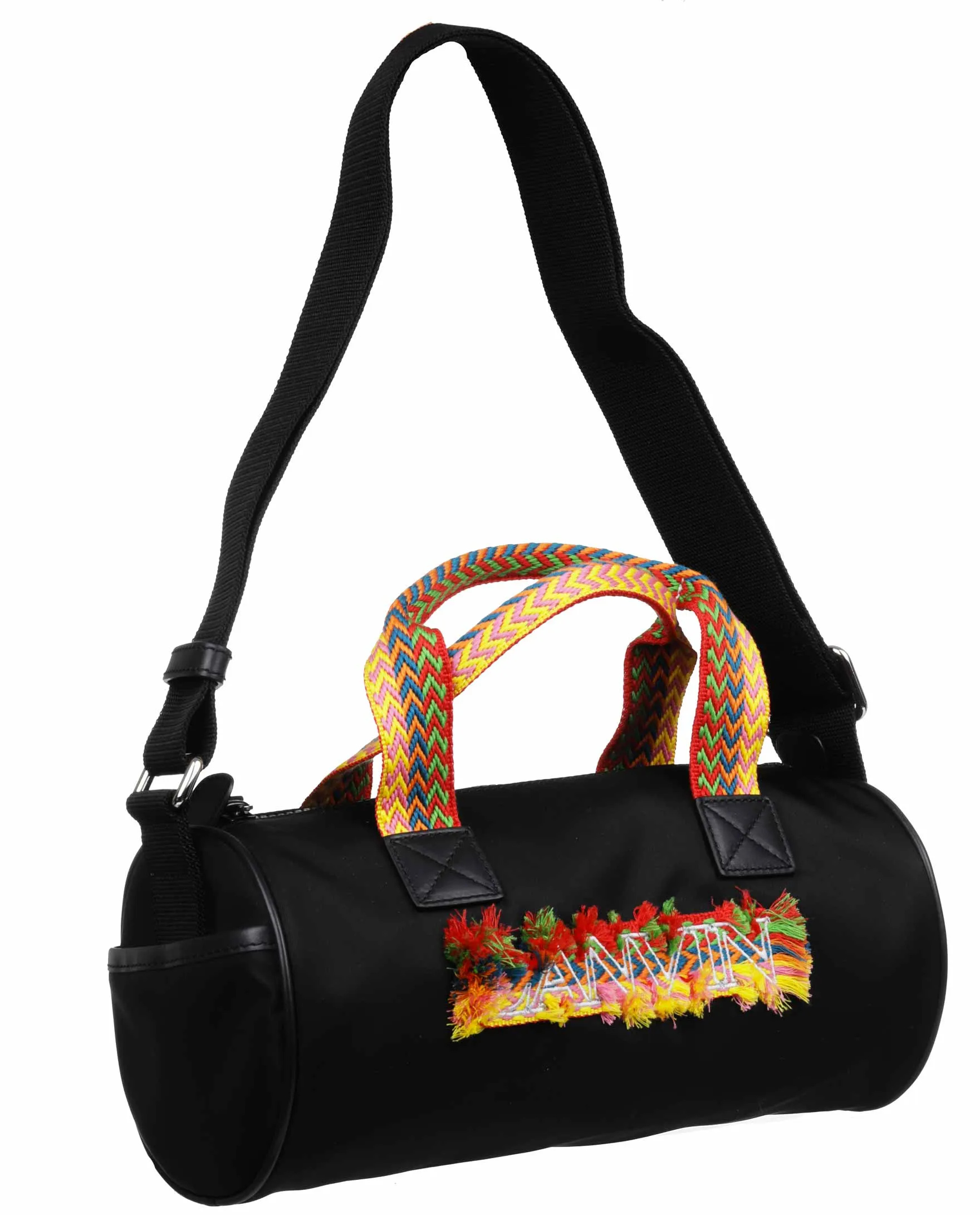 Lanvin Logo Embroidered Duffle Bag
