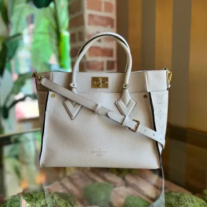 LOUIS VUITTON OnMySide MM Mahina Tote Bag