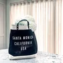 Market Bag in Black for L.A. MALIBU