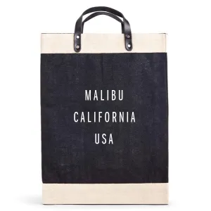 Market Bag in Black for L.A. MALIBU