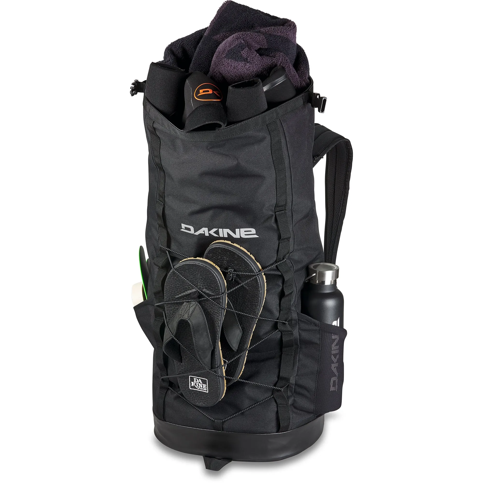 Mission Surf Wet/Dry Rolltop Backpack 35L - Black