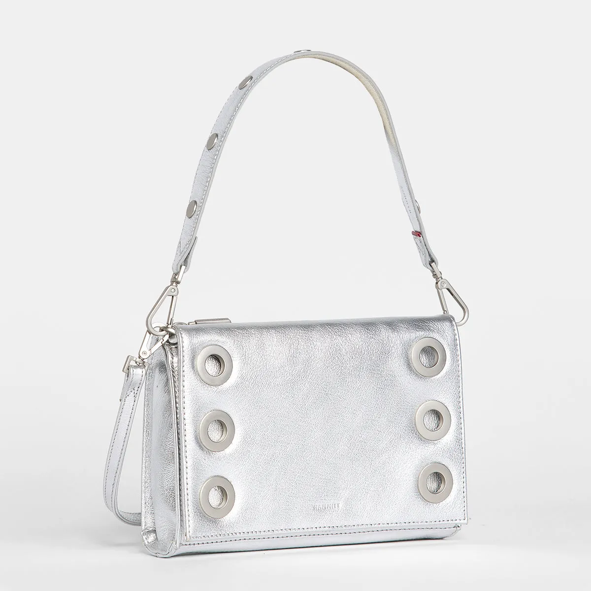 Montana Clutch | Sidewalk Silver/Brushed Silver | Sml