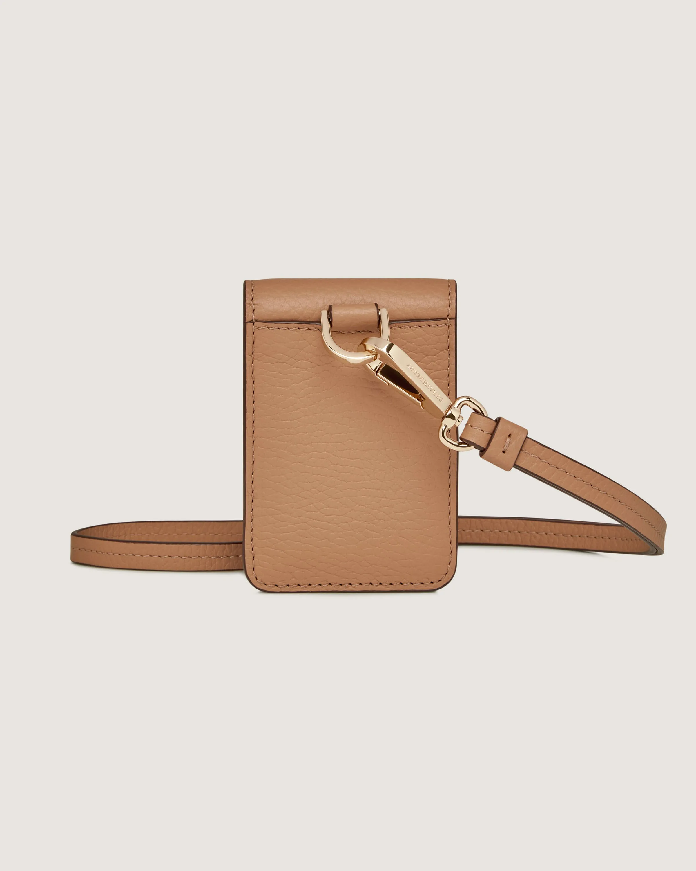 Mosaic Cardholder with Strap - Caramel