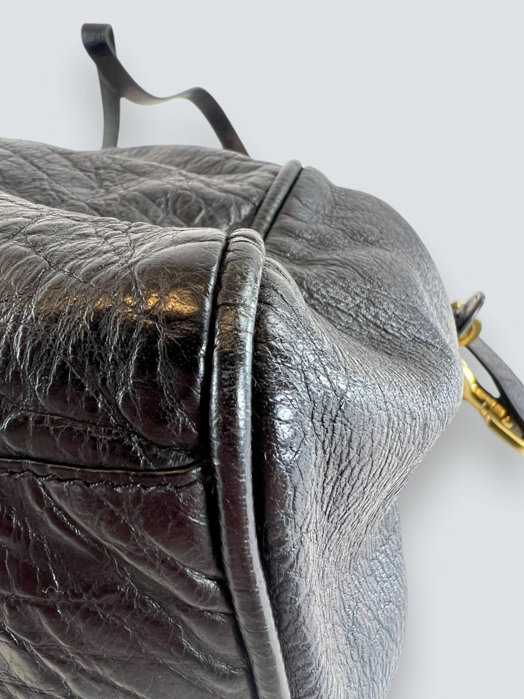 Mulberry Black Leather Alexa Satchel