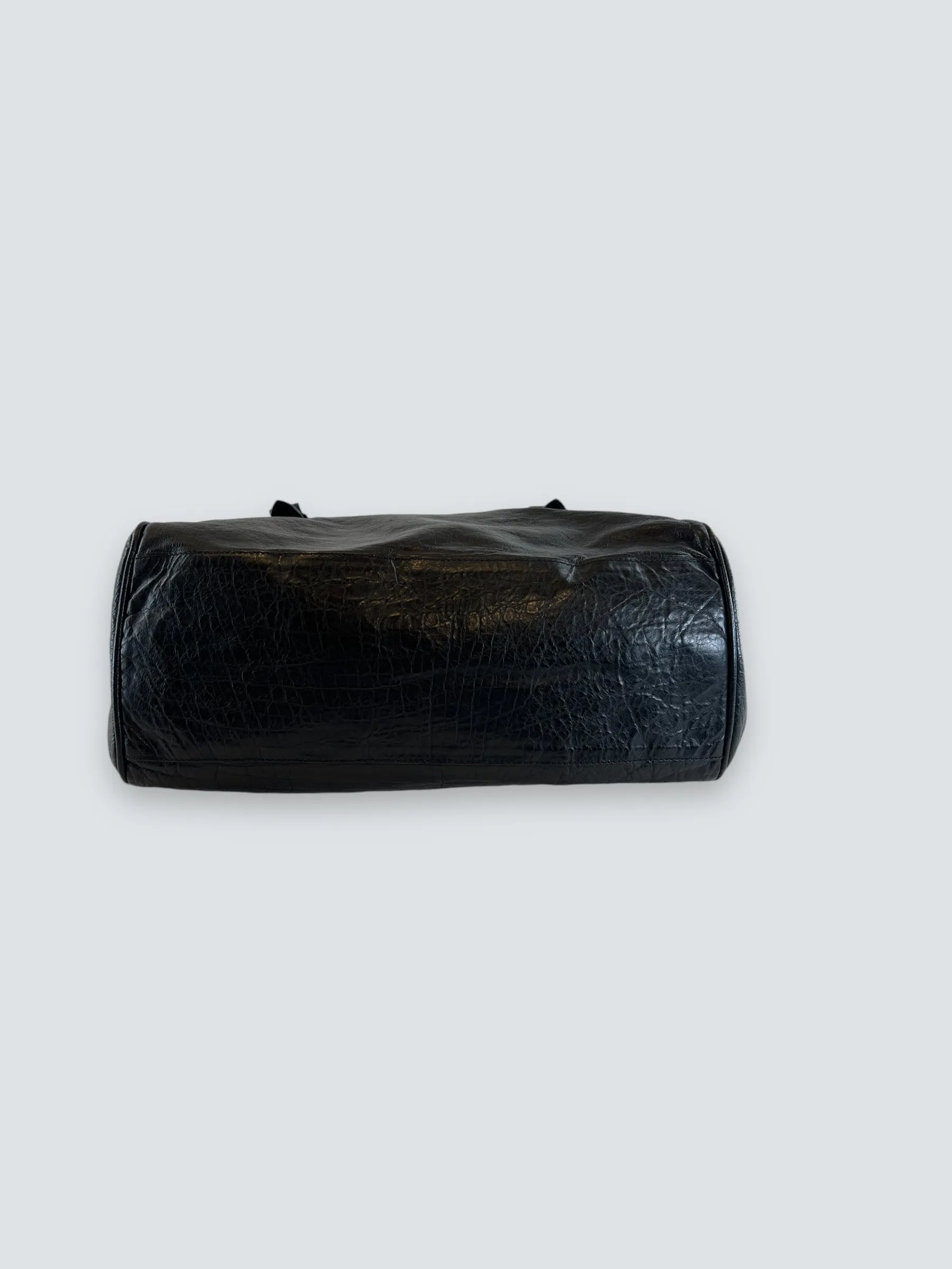 Mulberry Black Leather Alexa Satchel