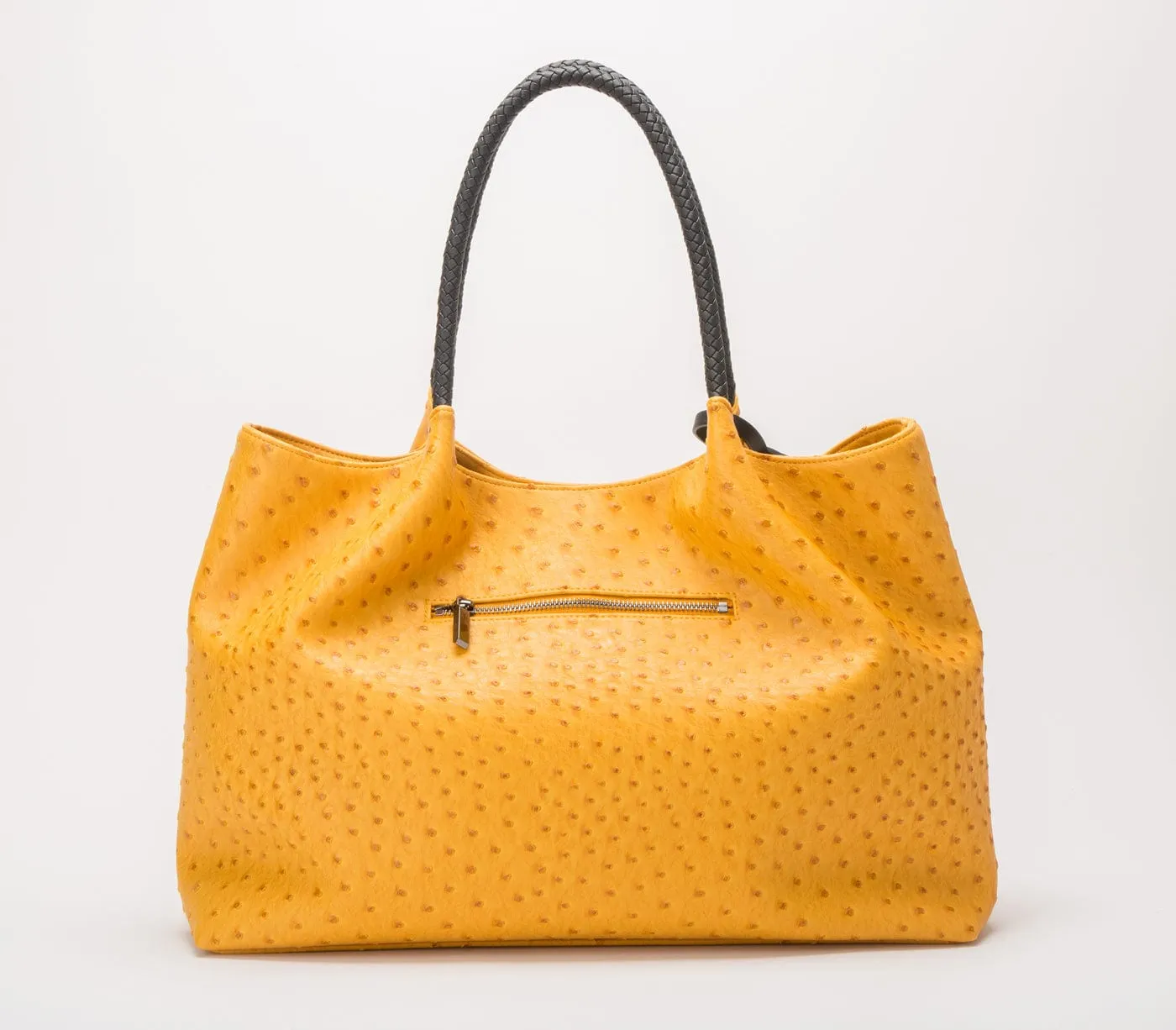 Naomi Vegan Leather Tote Bag | Yellow