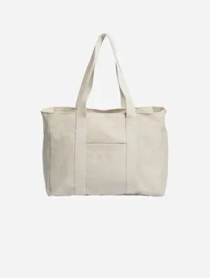 Natural Cotton Canvas Yoga Tote | Sand
