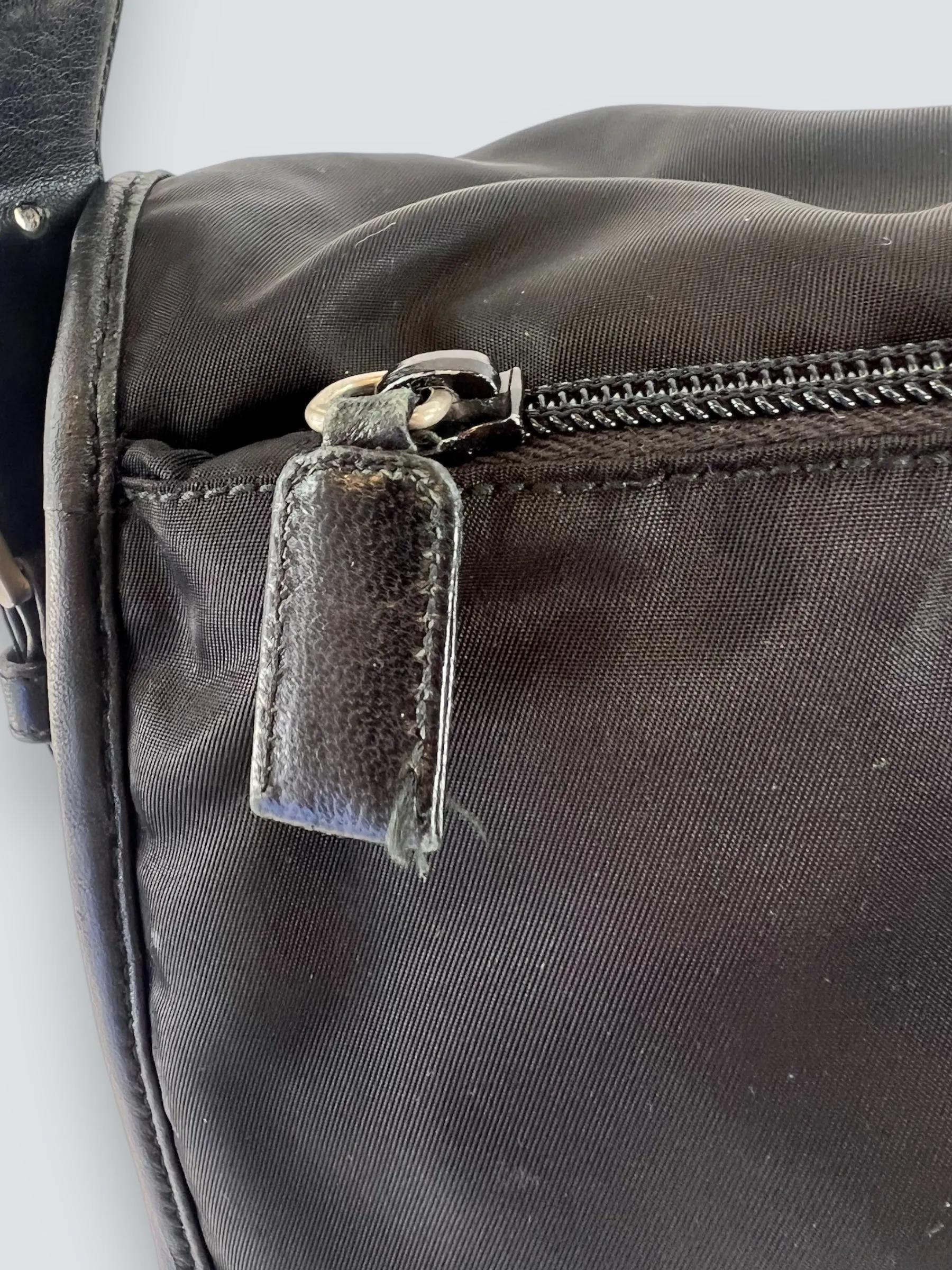Prada Black Nylon Satchel
