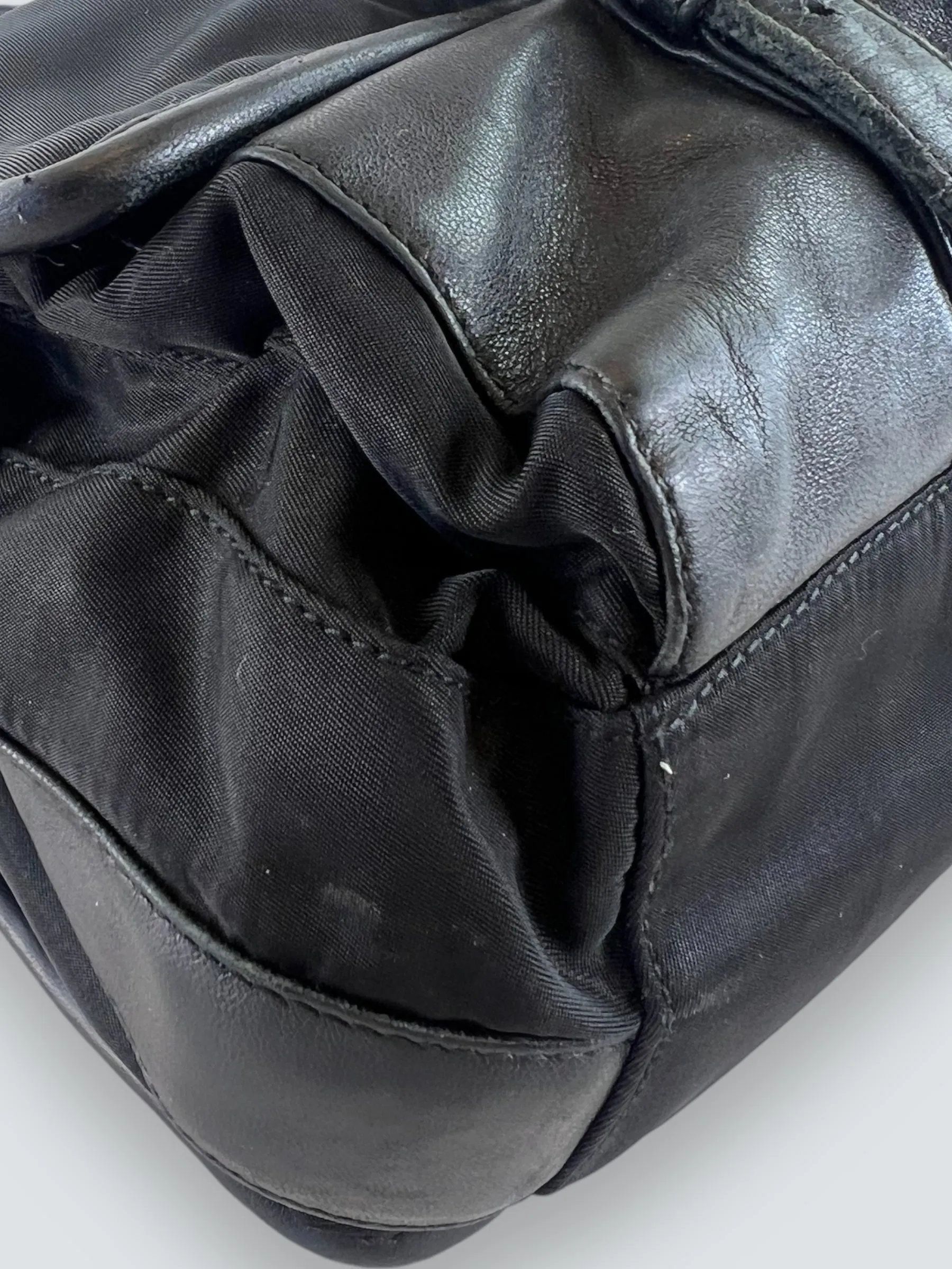 Prada Black Nylon Satchel