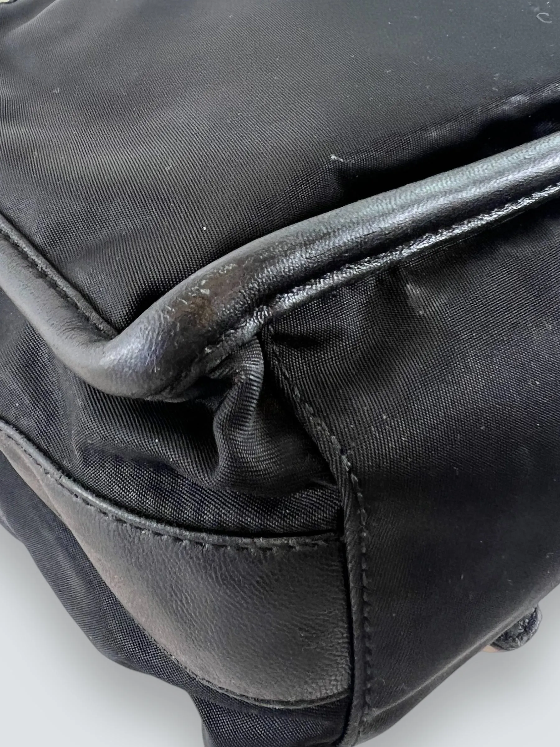 Prada Black Nylon Satchel