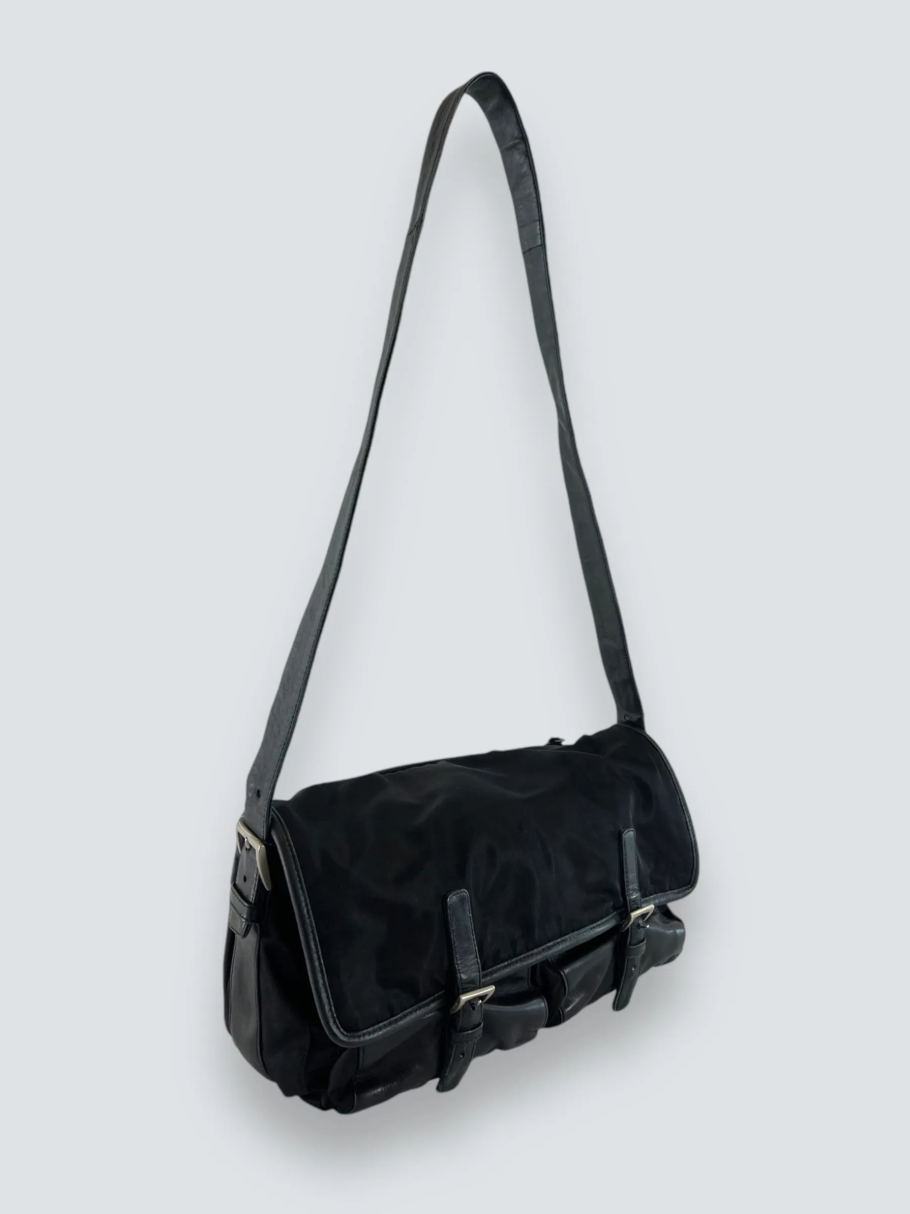 Prada Black Nylon Satchel