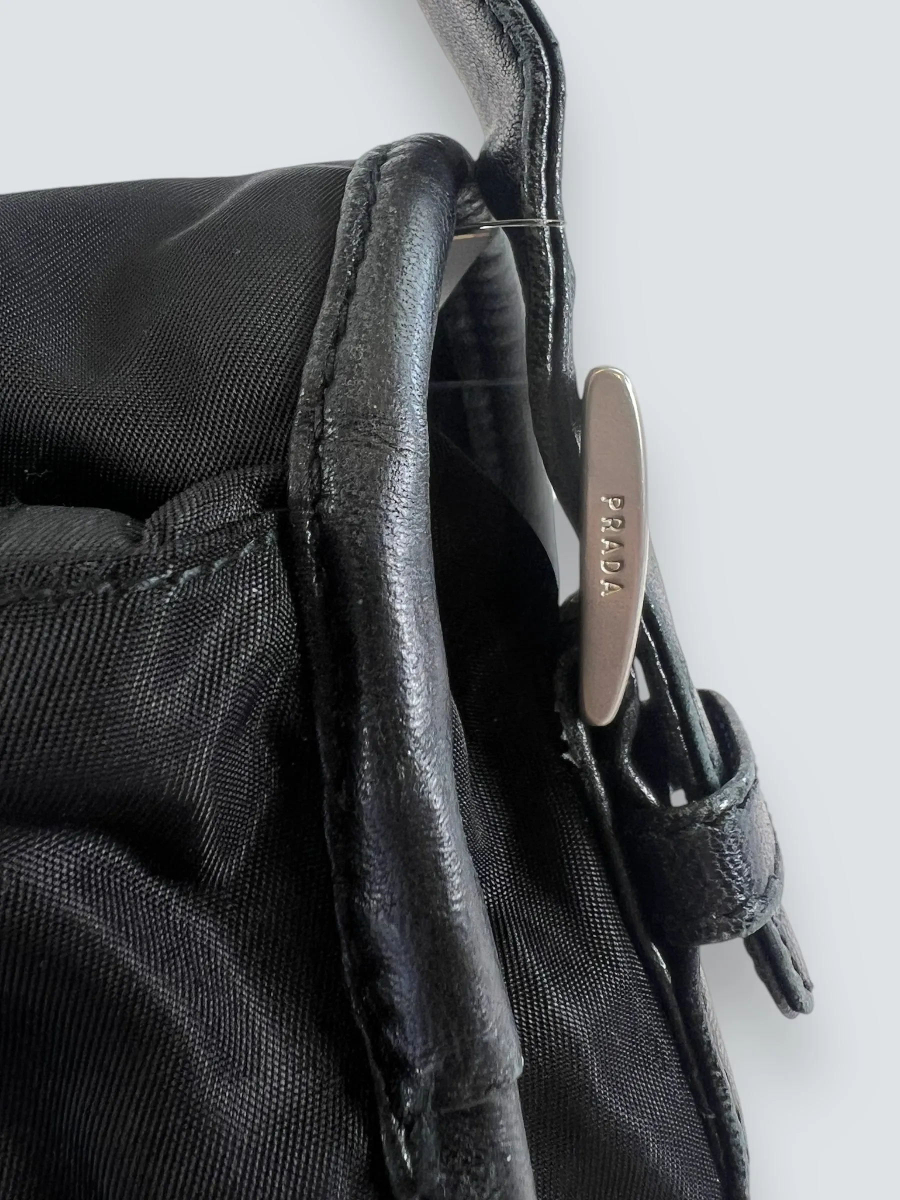 Prada Black Nylon Satchel