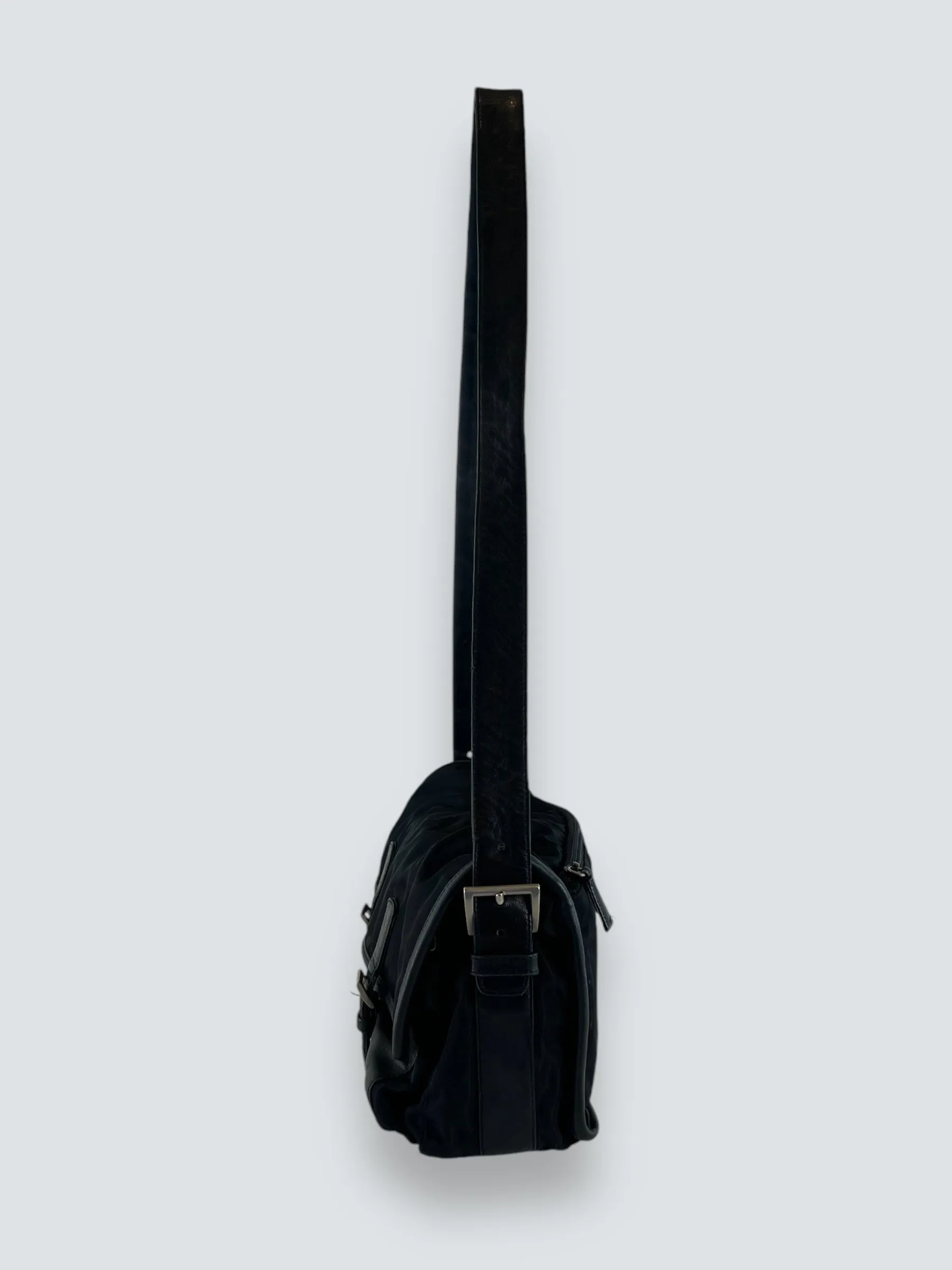 Prada Black Nylon Satchel