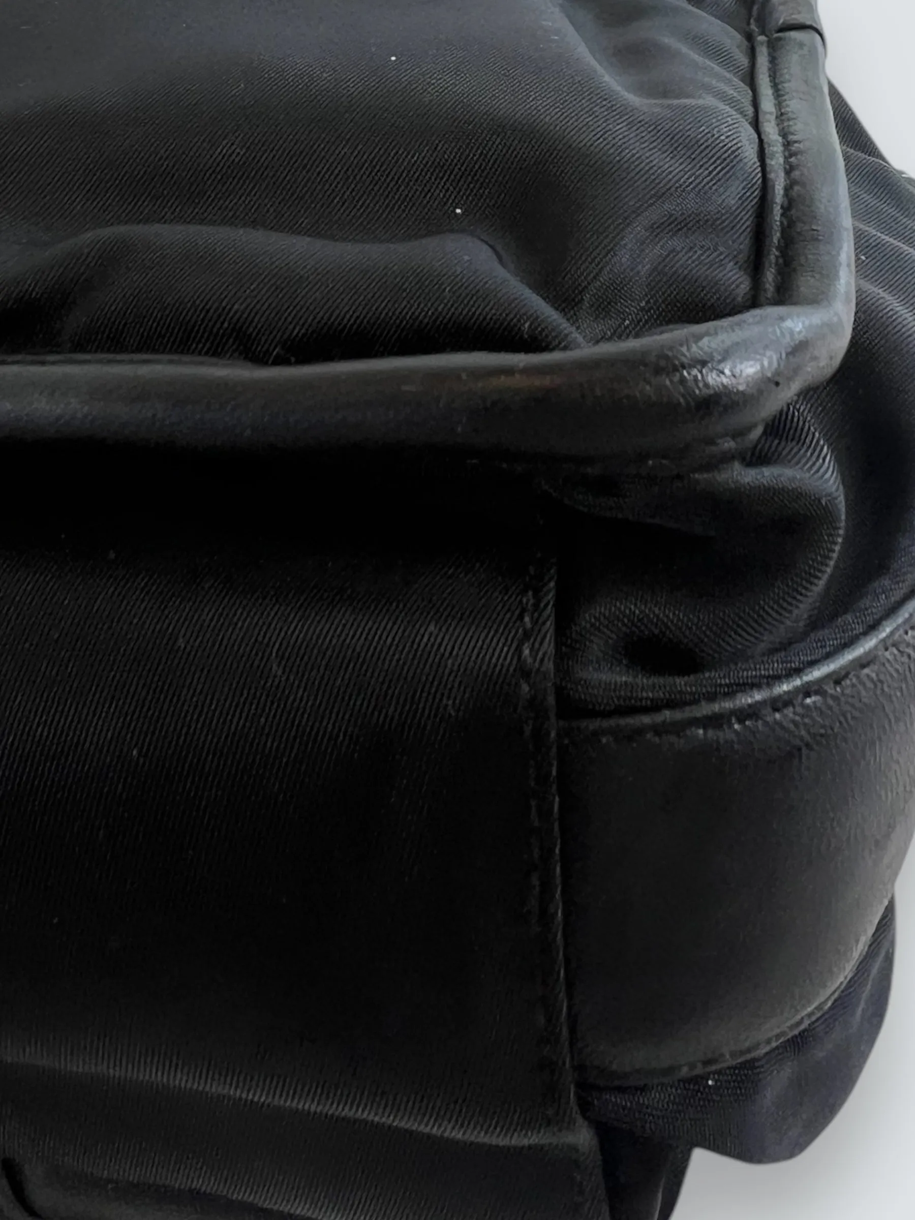 Prada Black Nylon Satchel