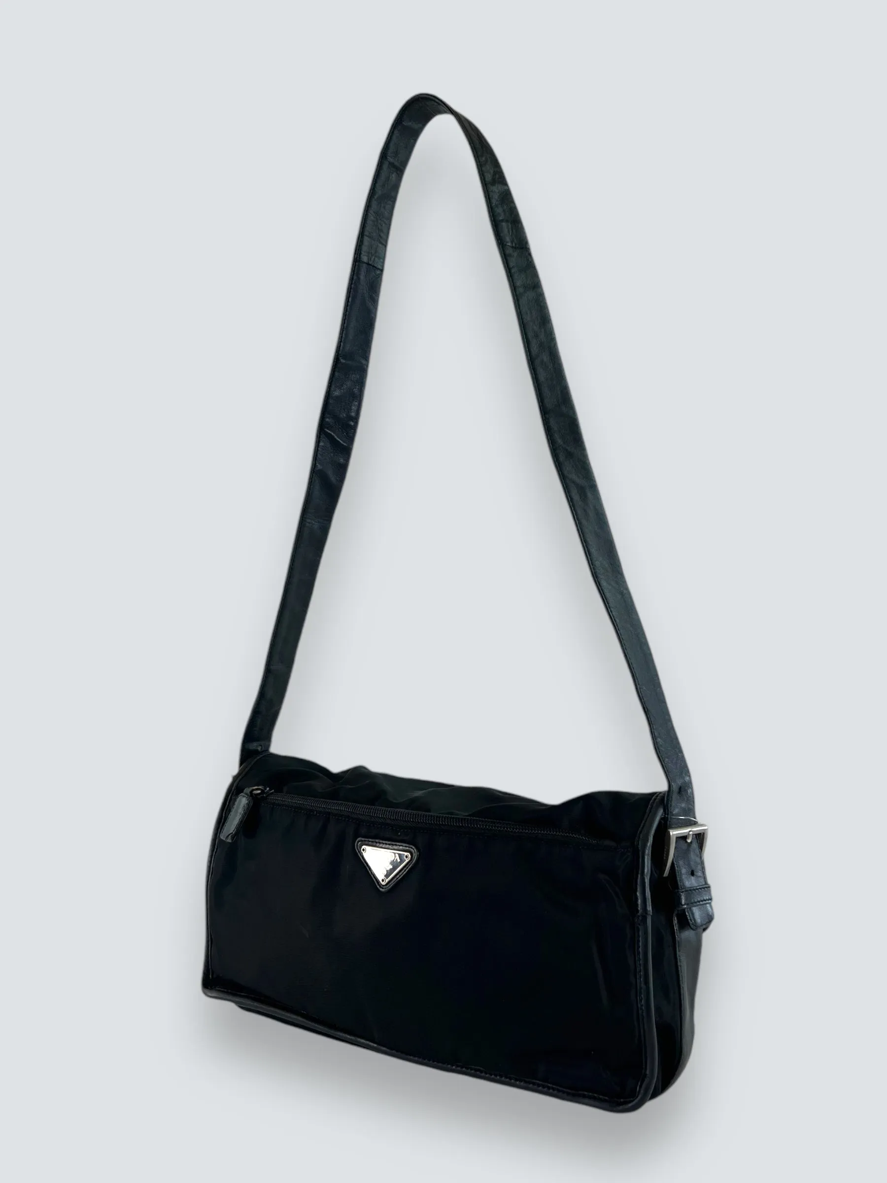Prada Black Nylon Satchel