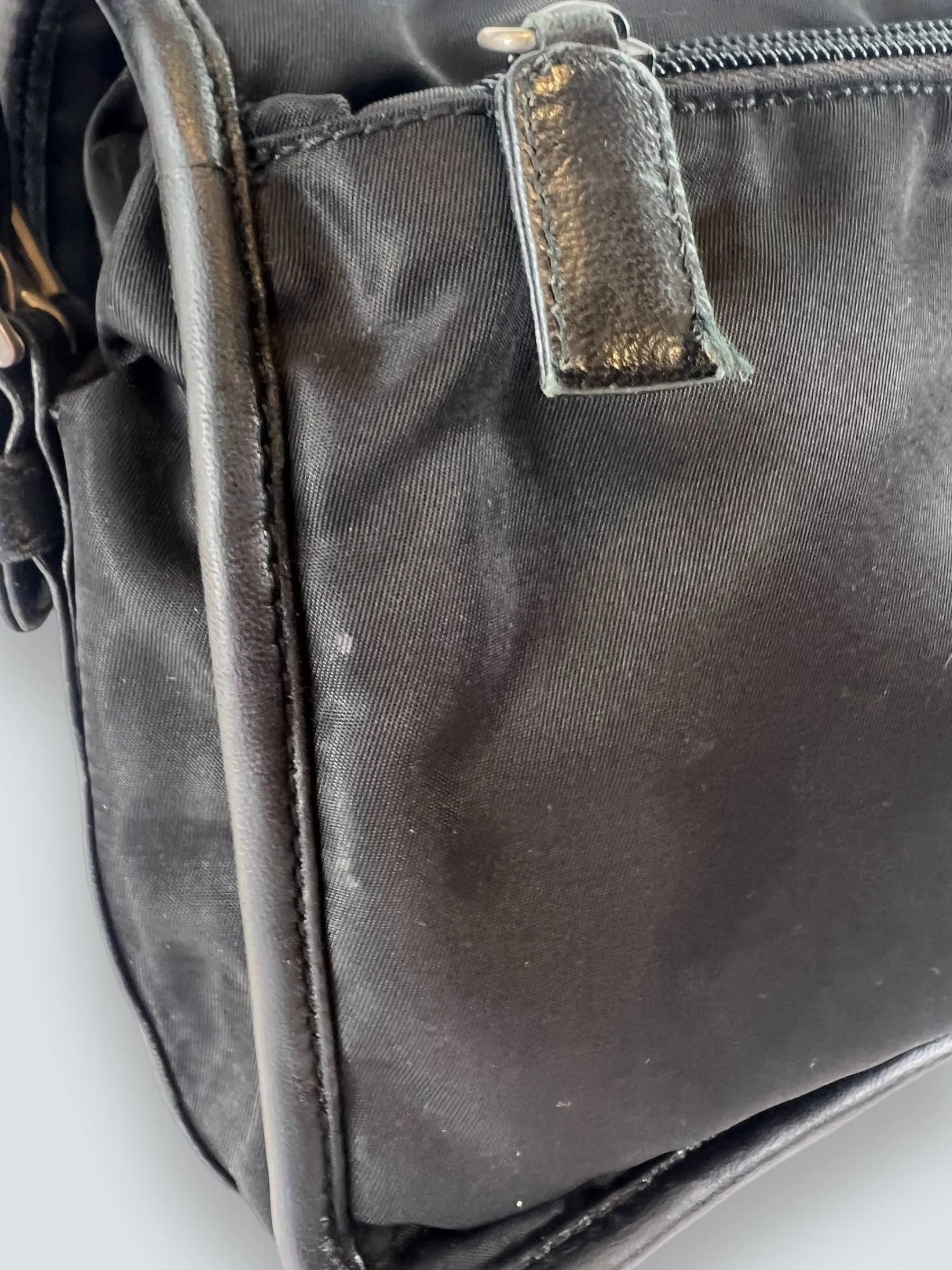 Prada Black Nylon Satchel