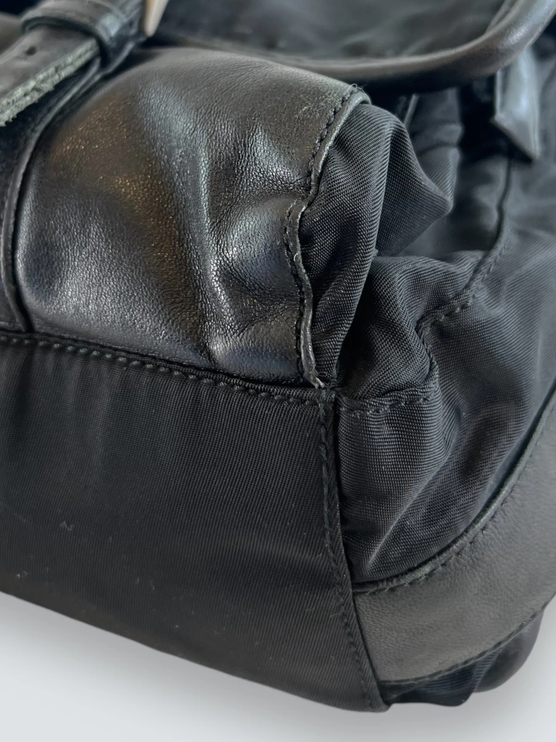 Prada Black Nylon Satchel