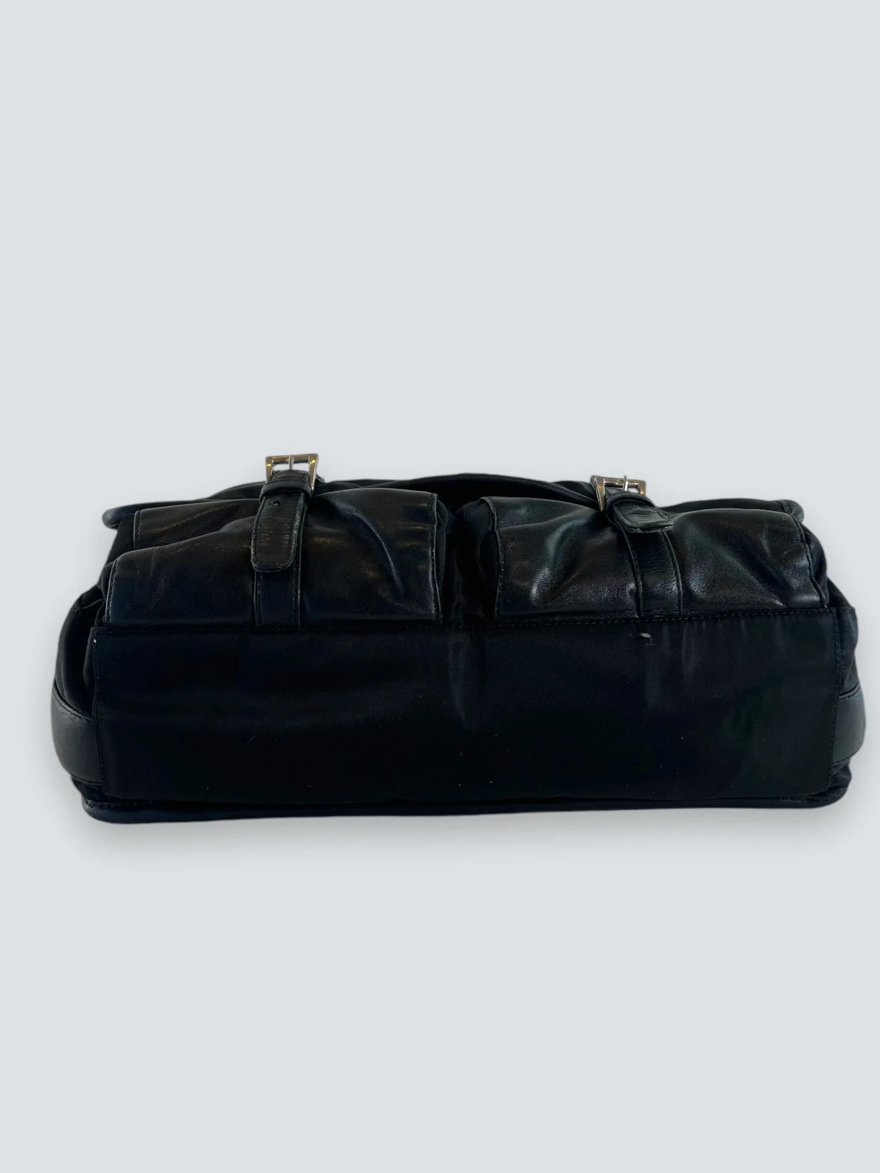 Prada Black Nylon Satchel