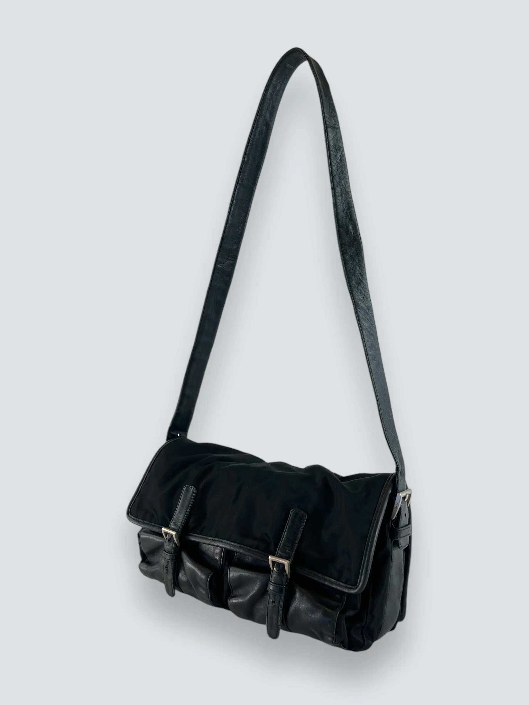 Prada Black Nylon Satchel