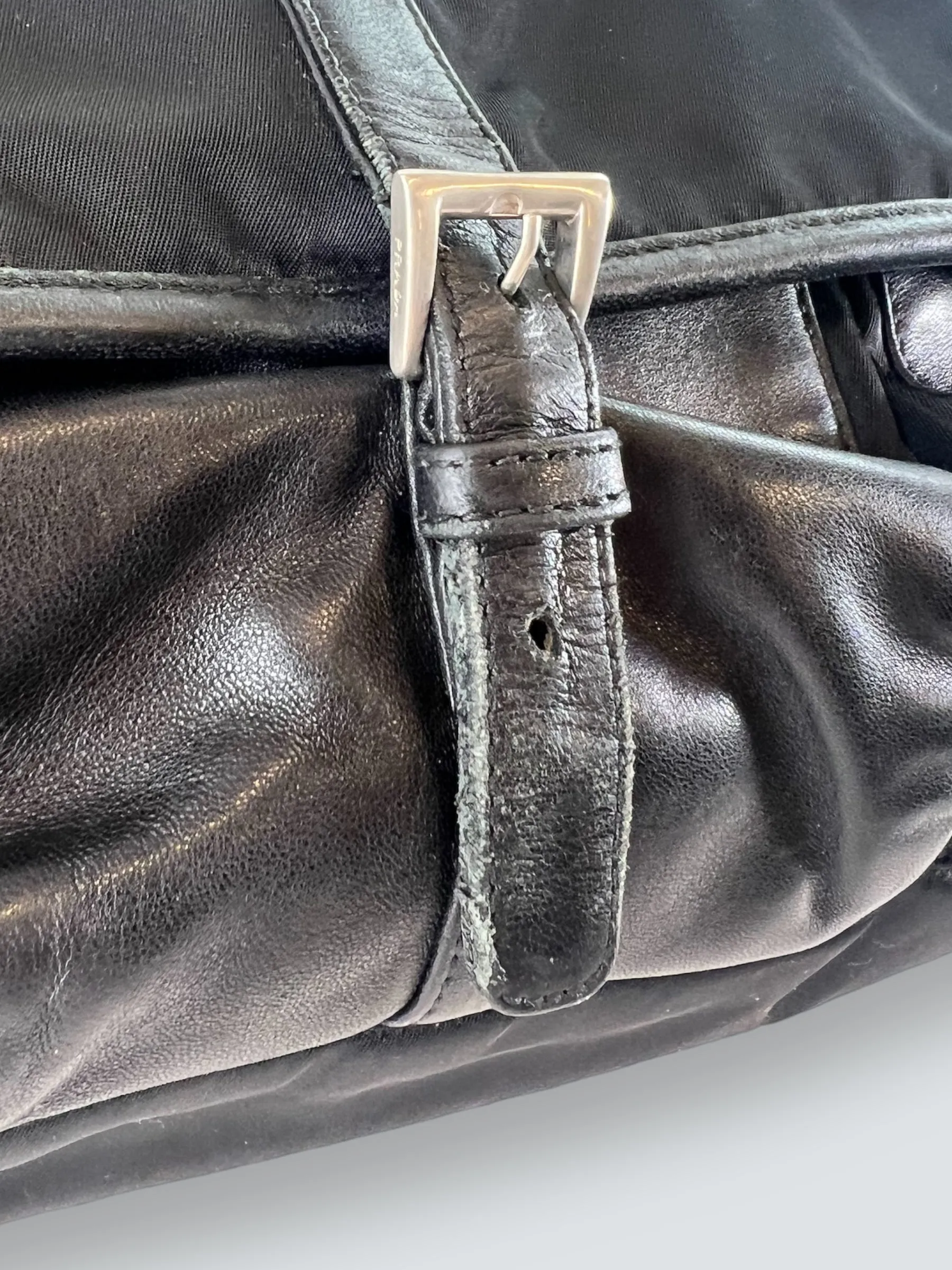 Prada Black Nylon Satchel