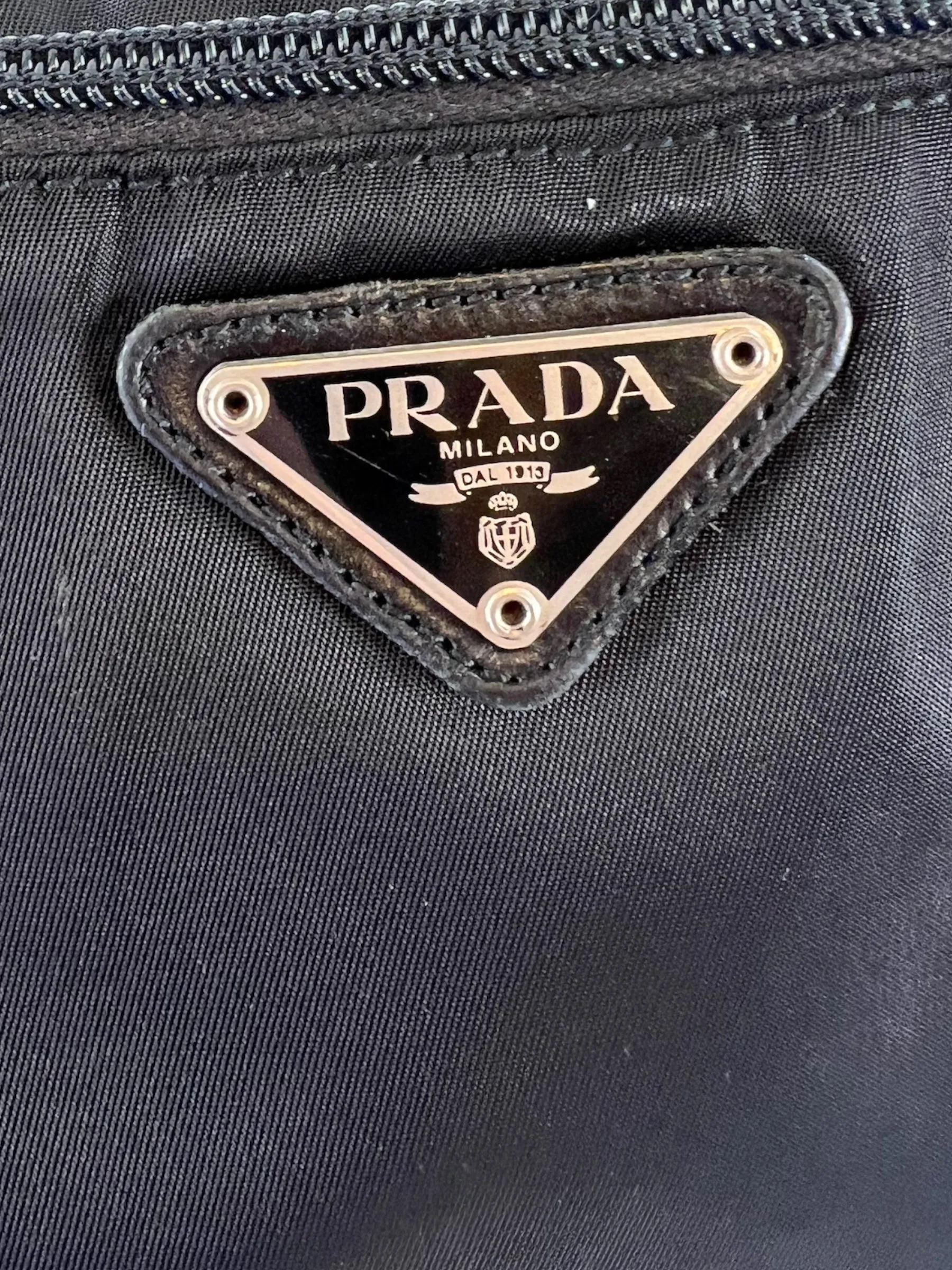 Prada Black Nylon Satchel