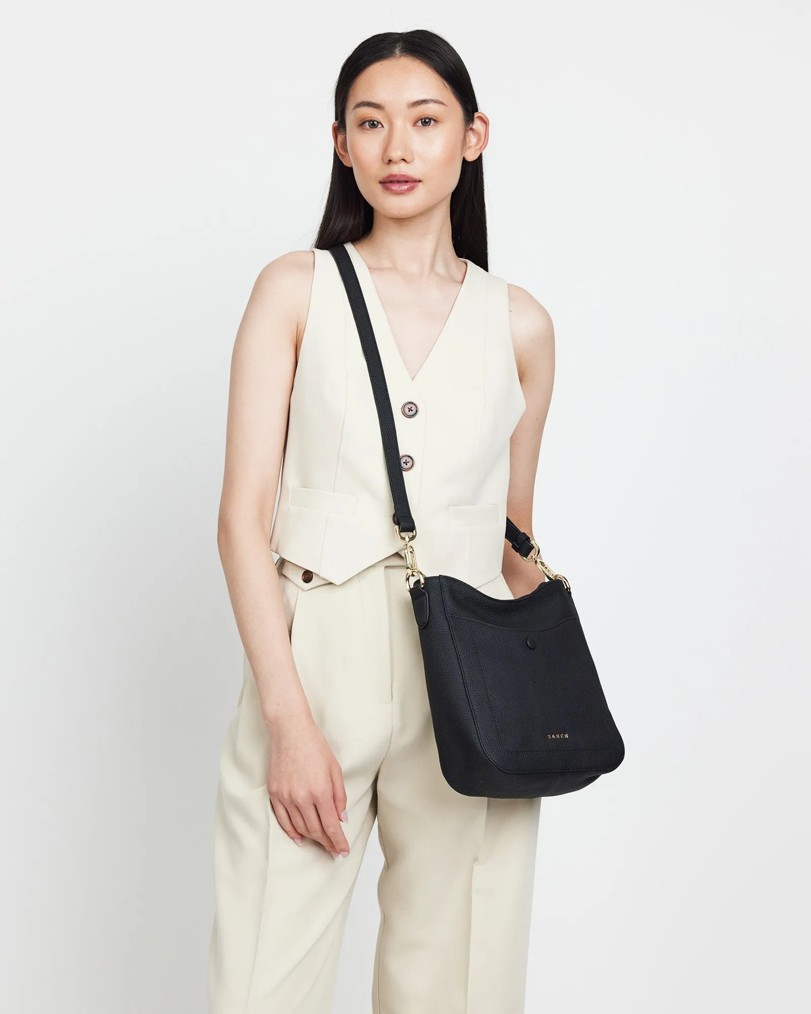 Saben Rosie Shoulder Bag Black